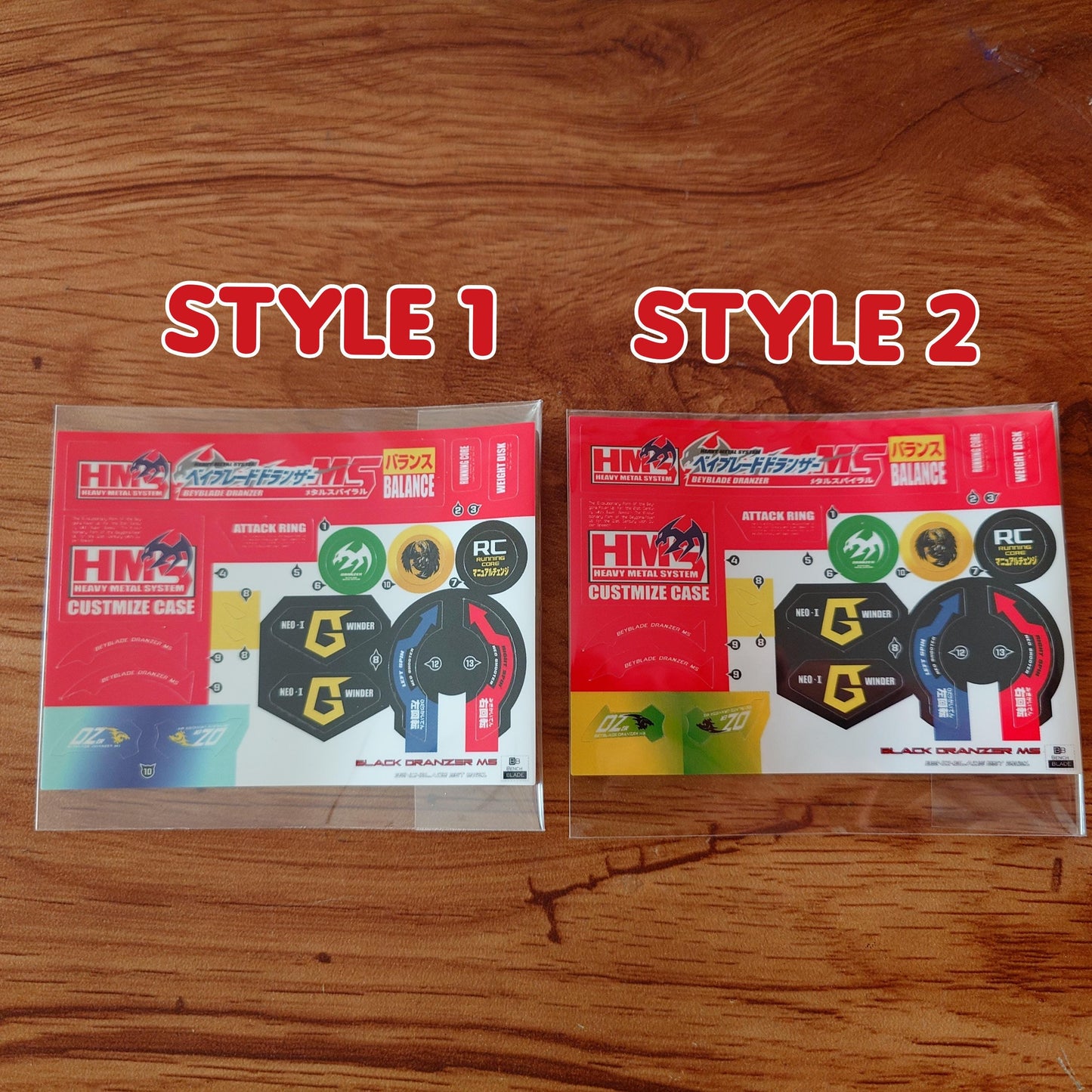 Beyblade Black Dranzer MS - HMS Repro (Standard version)