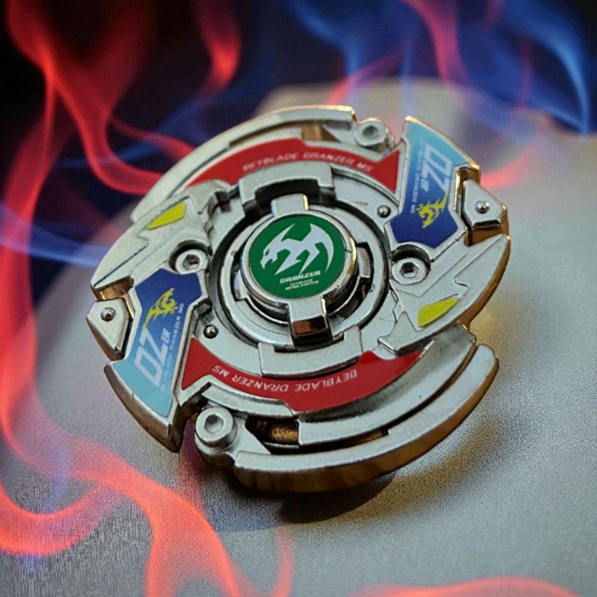 Full Metal Beyblade Dranzer MS - HMS Repro (Zinc+Nickel plated)