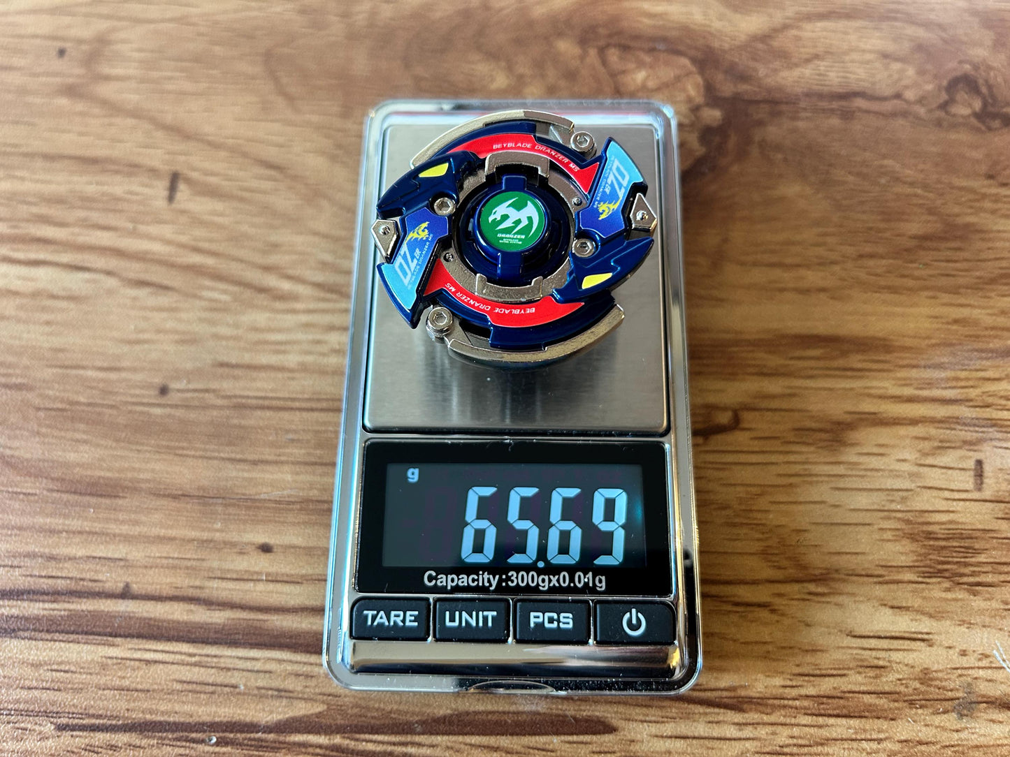 Full Metal Beyblade Dranzer MS - HMS Repro (Zinc+Nickel plated)