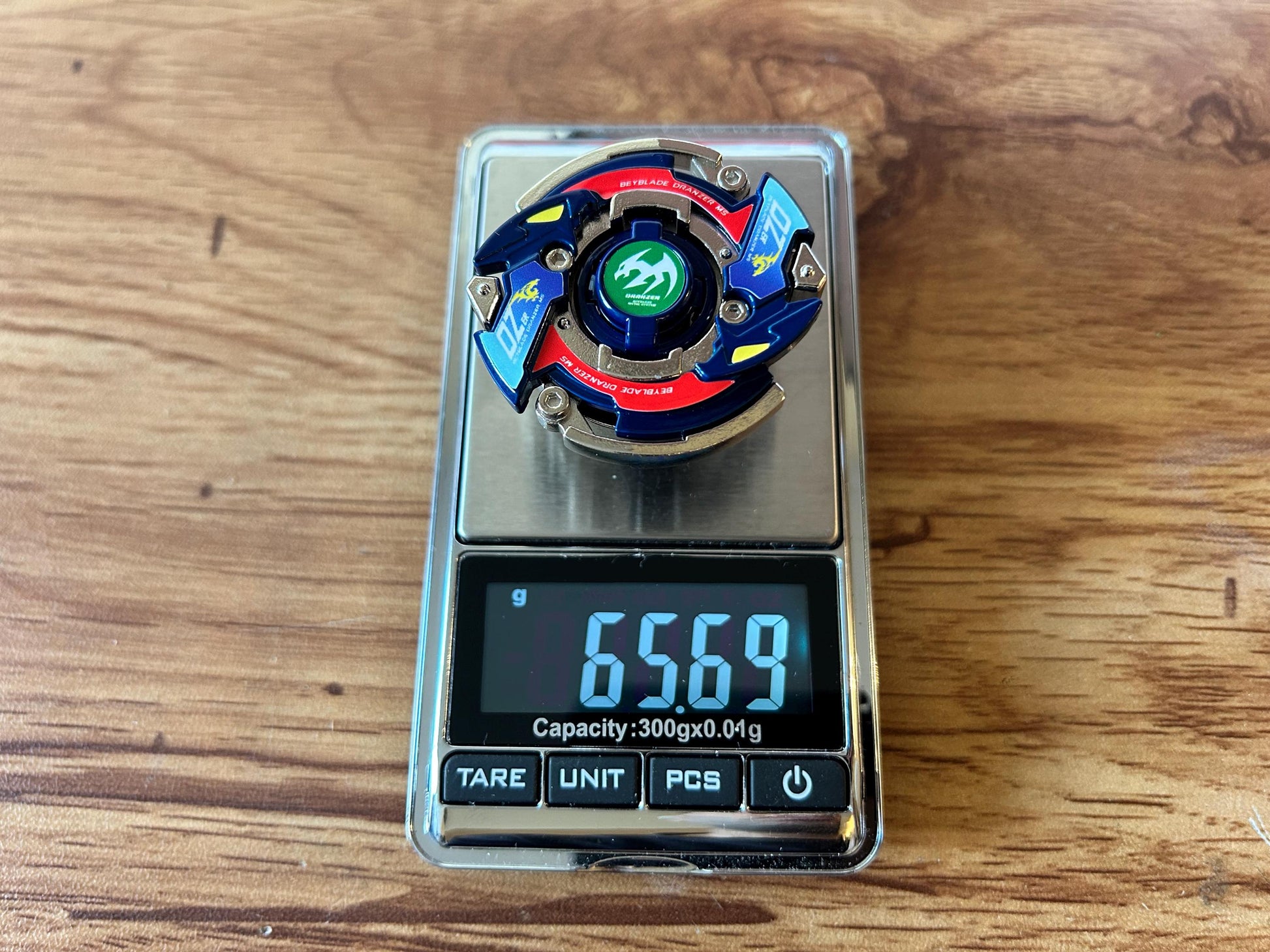 Full Metal Beyblade Dranzer MS - HMS Repro (Zinc+Nickel plated)