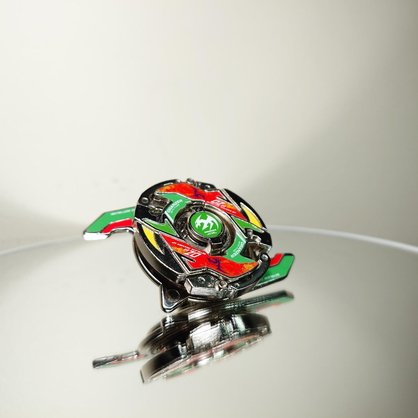 Full Metal Beyblade Dranzer MF - HMS Repro (Zinc+Nickel plated)