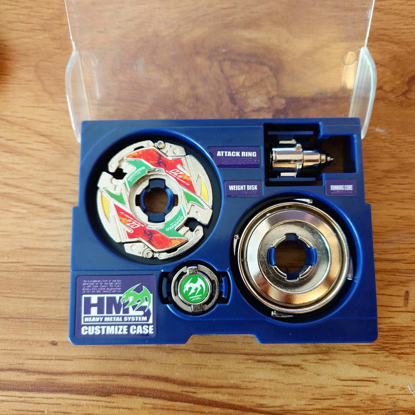 Full Metal Beyblade Dranzer MF - HMS Repro (Zinc+Nickel plated)