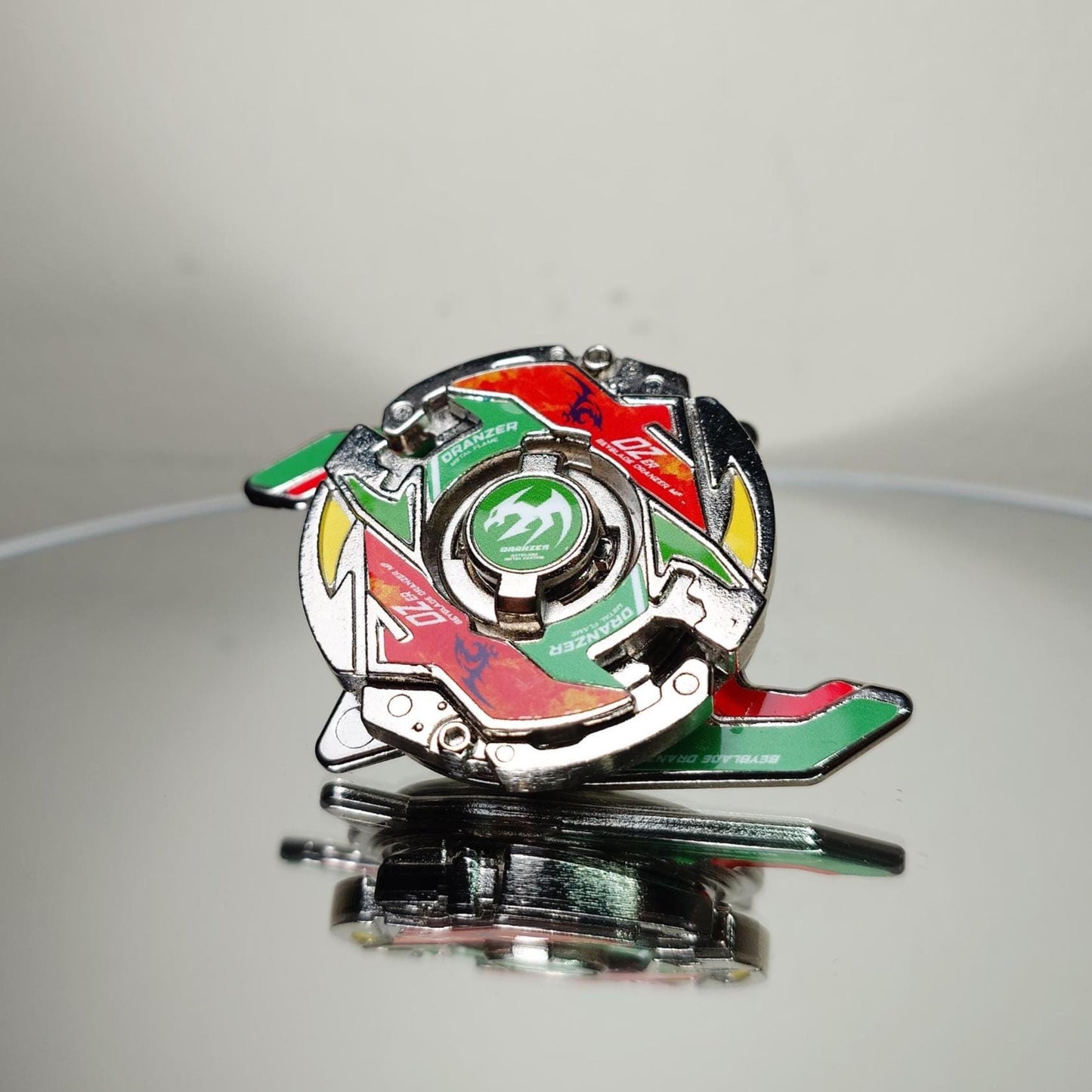 Full Metal Beyblade Dranzer MF - HMS Repro (Zinc+Nickel plated)