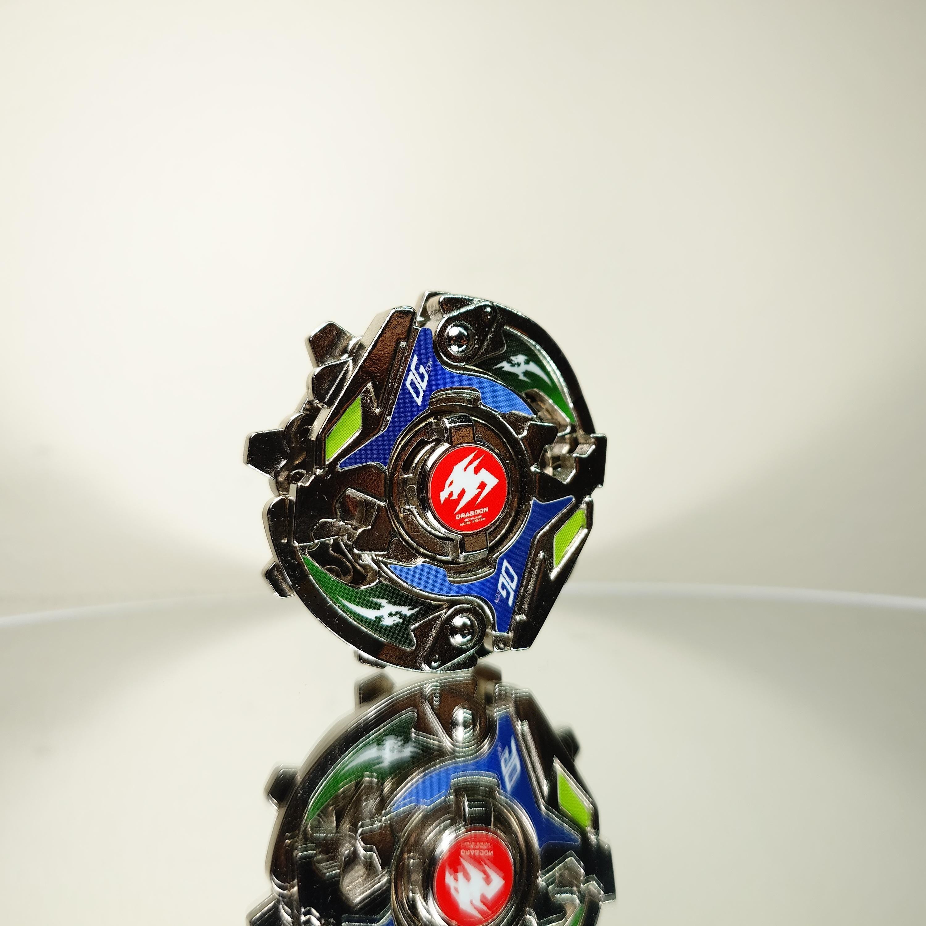 Full Metal Beyblade Dragoon MF - HMS Repro (Zinc+Nickel plated
