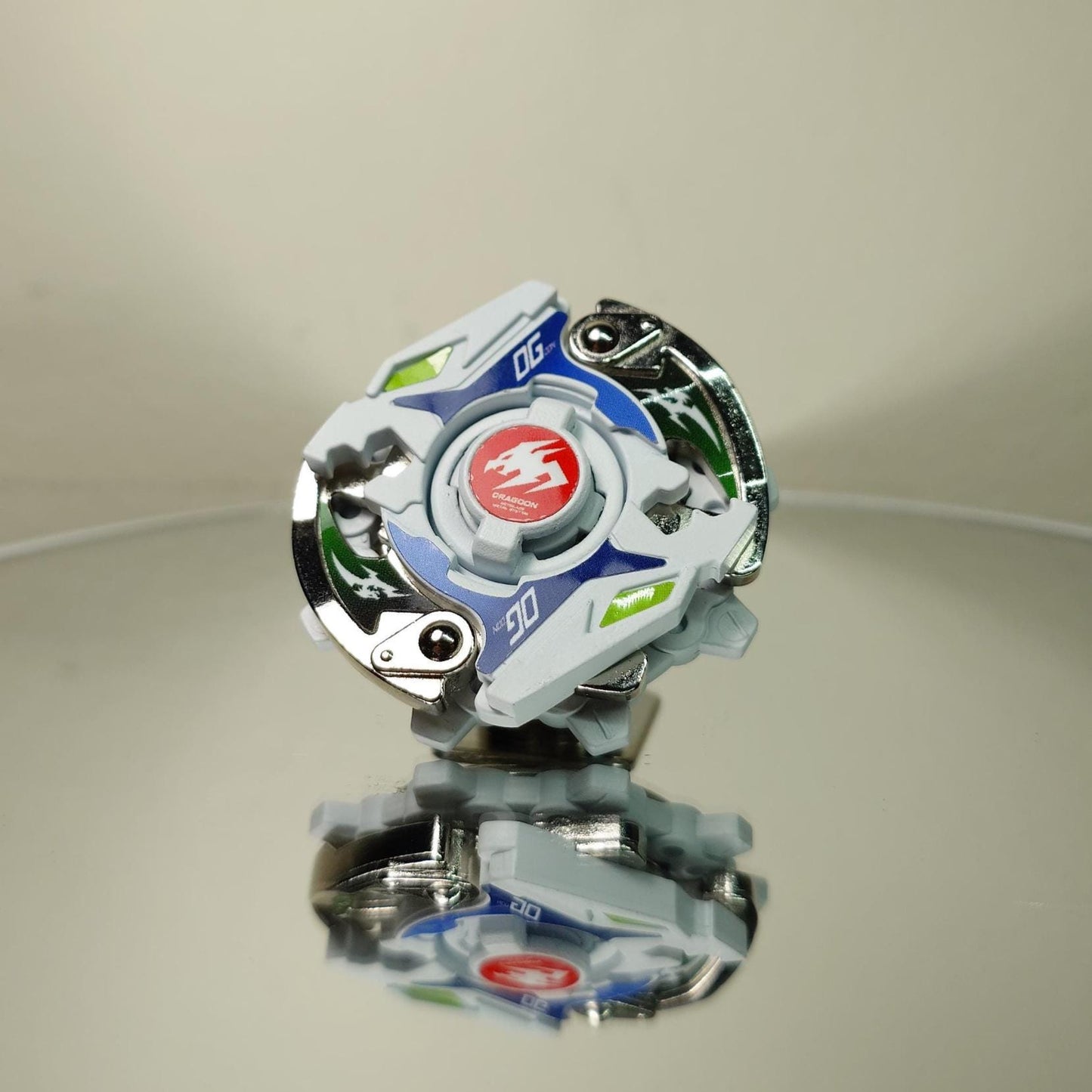 Full Metal Beyblade Dragoon MF - HMS Repro (Zinc+Nickel plated)
