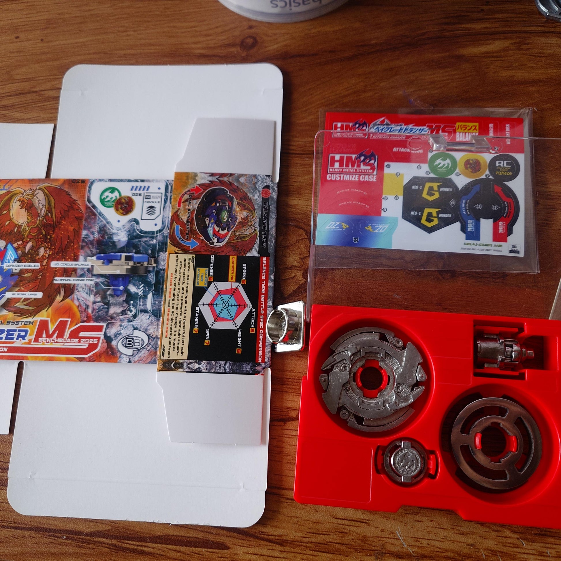 FULL METAL Beyblade Dranzer MS (Stainless Steel)