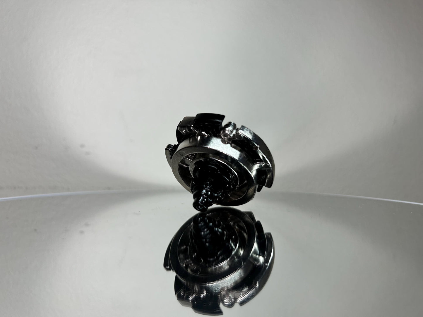 Full Metal Beyblade Black Dranzer MS - HMS Repro (Zinc+Nickel plated)