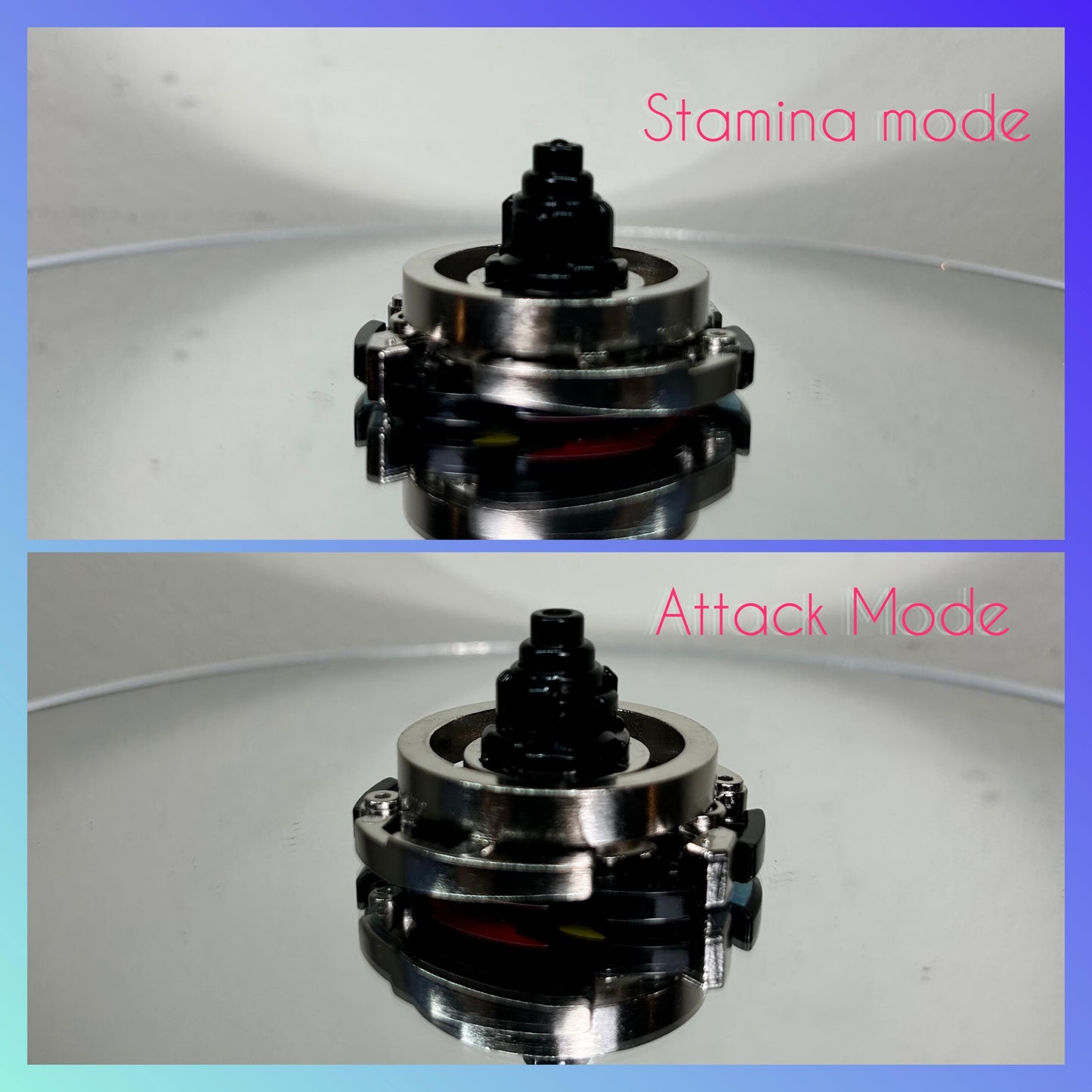 Full Metal Beyblade Black Dranzer MS - HMS Repro (Zinc+Nickel plated)