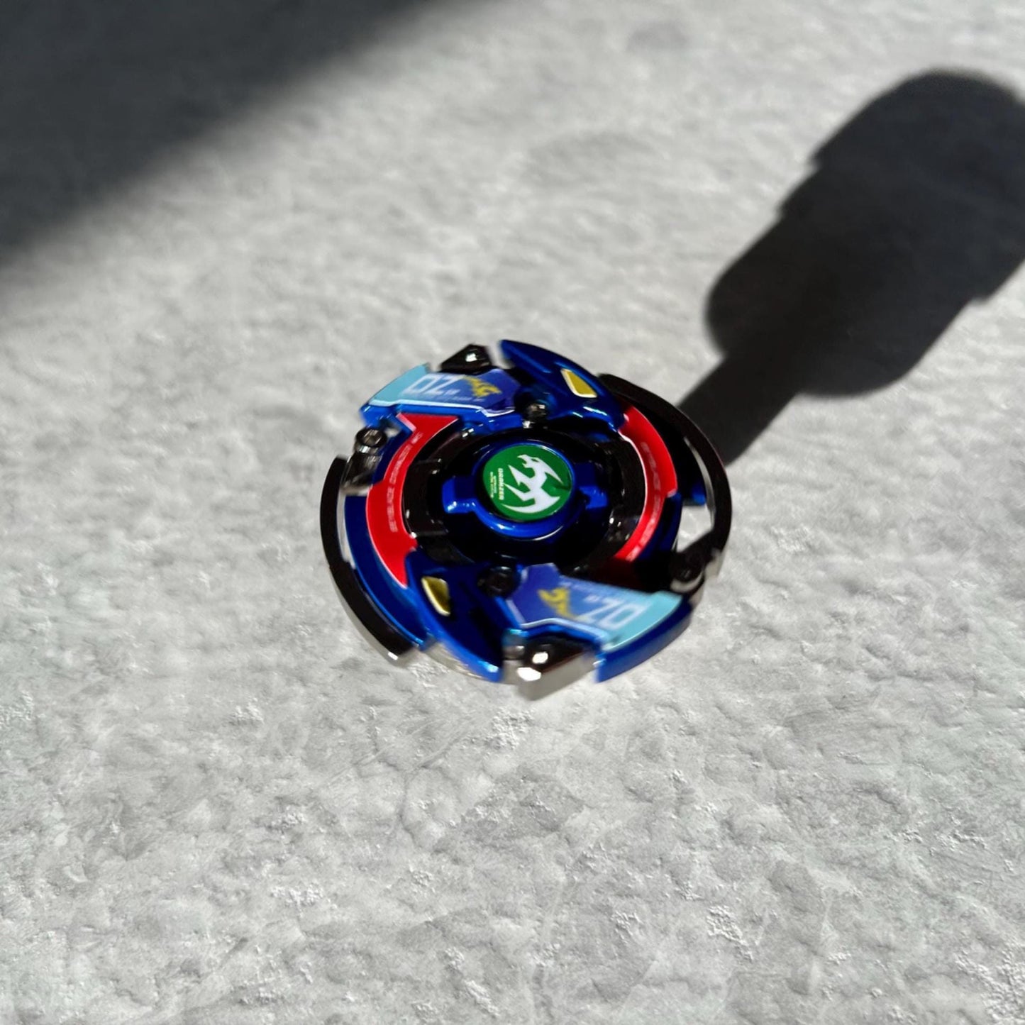 Full Metal Beyblade Dranzer MS - HMS Repro (Zinc+Nickel plated)