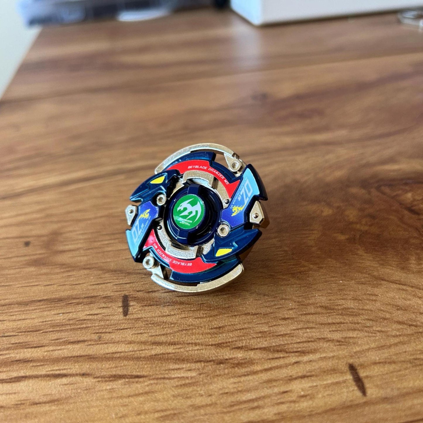 Full Metal Beyblade Dranzer MS - HMS Repro (Zinc+Nickel plated)