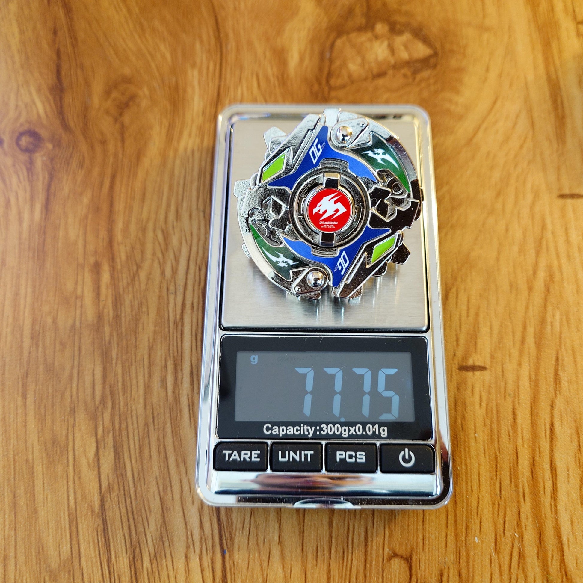 Full Metal Beyblade Dragoon MF - HMS Repro (Zinc+Nickel plated)