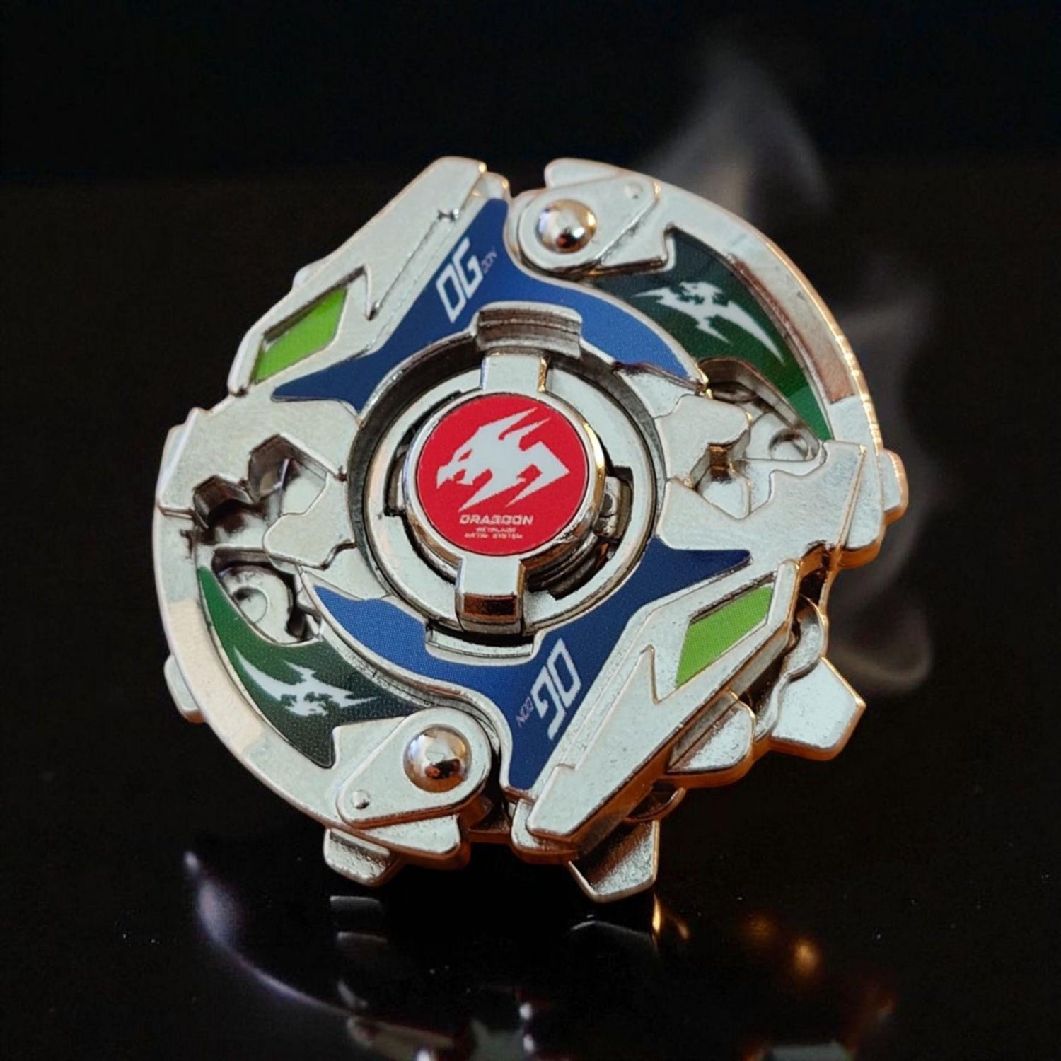 Full Metal Beyblade Dragoon MF - HMS Repro (Zinc+Nickel plated)