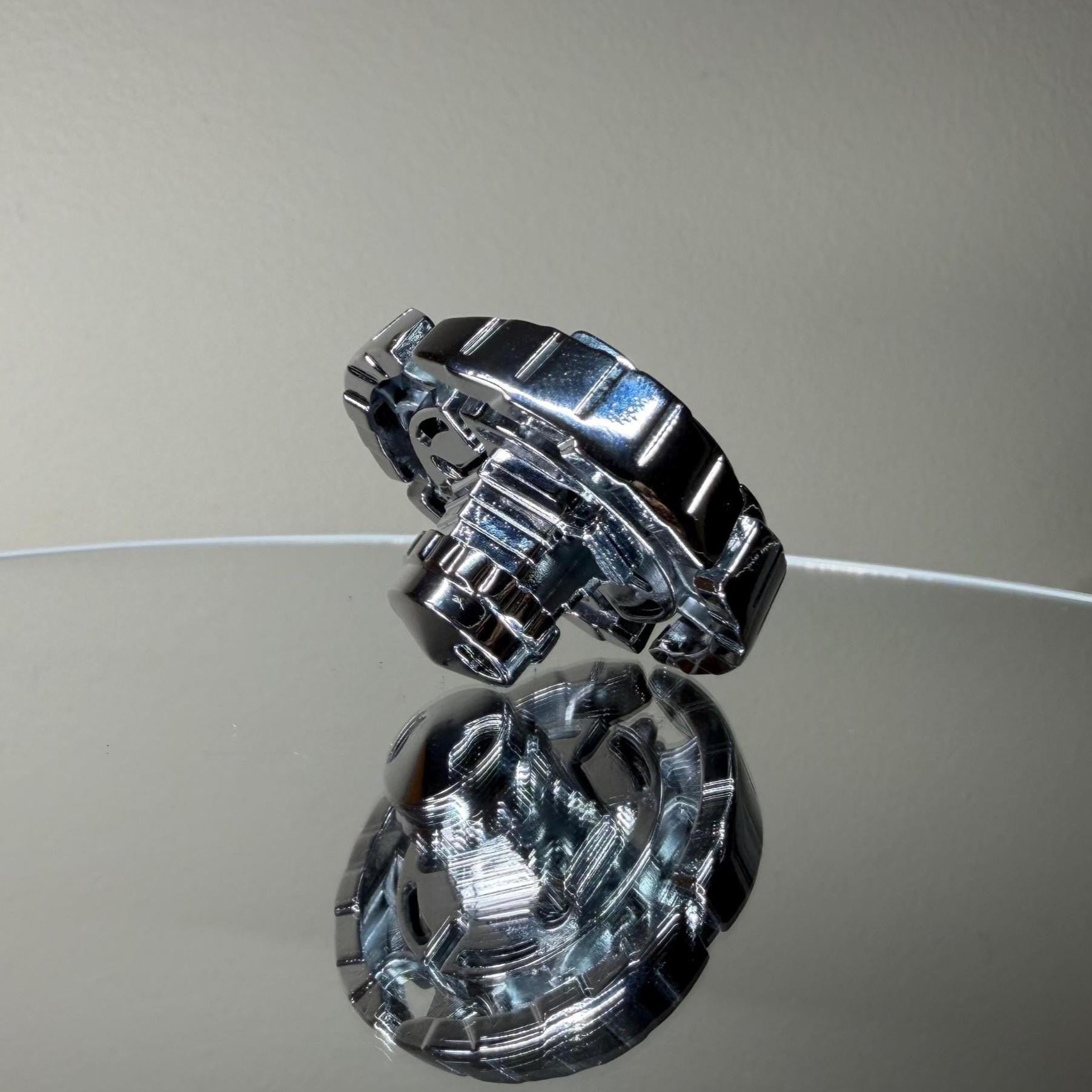 FULL METAL Beyblade Earth Eagle - Aquilla (Zinc+Nickel Plated) (Metal Fight)
