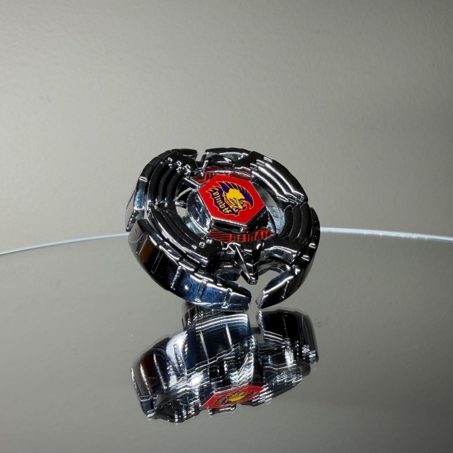 FULL METAL Beyblade Earth Eagle - Aquilla (Zinc+Nickel Plated) (Metal Fight)
