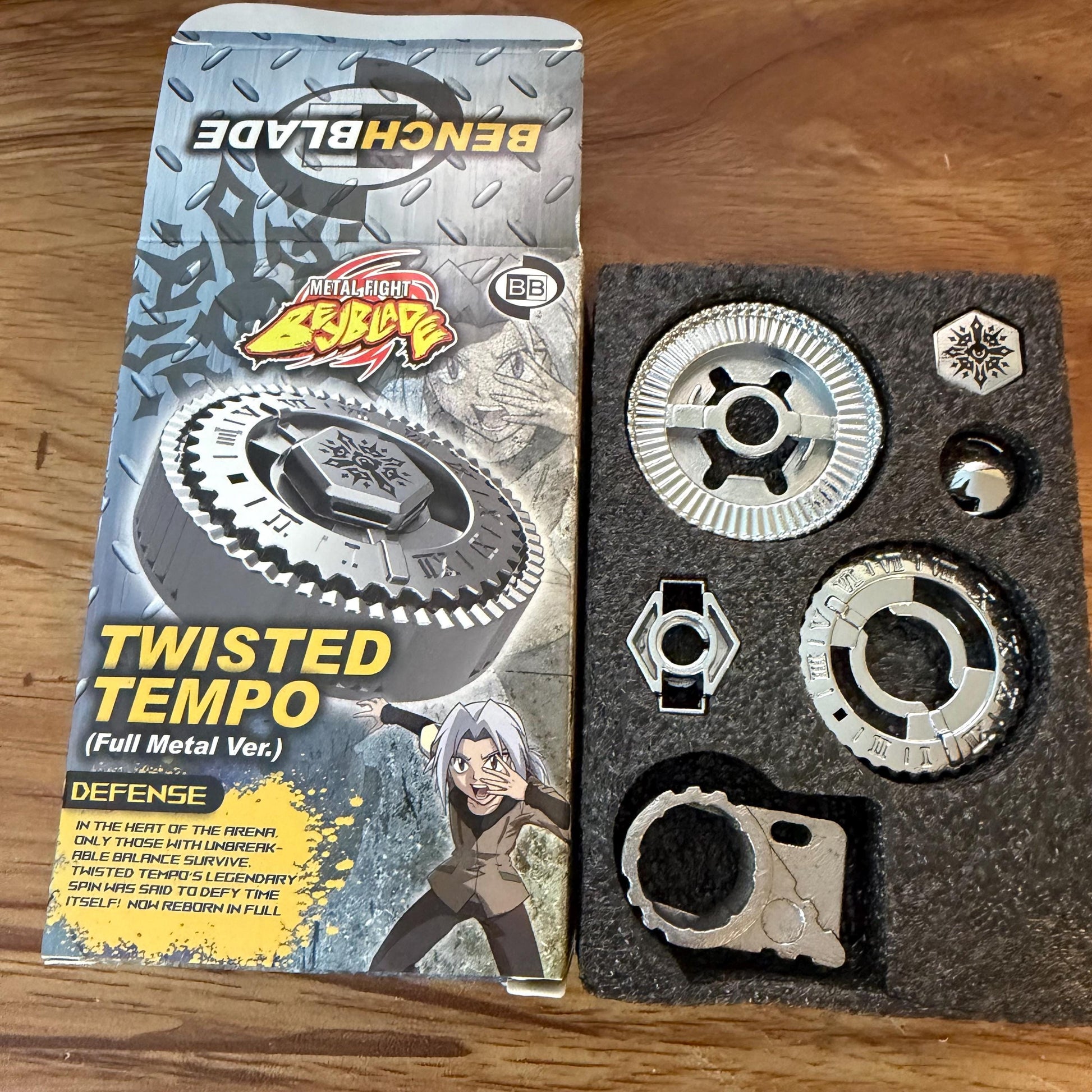 FULL METAL Beyblade Twisted Tempo - Basalt Horogium (Zinc+Nickel Plated) (Metal Fight)