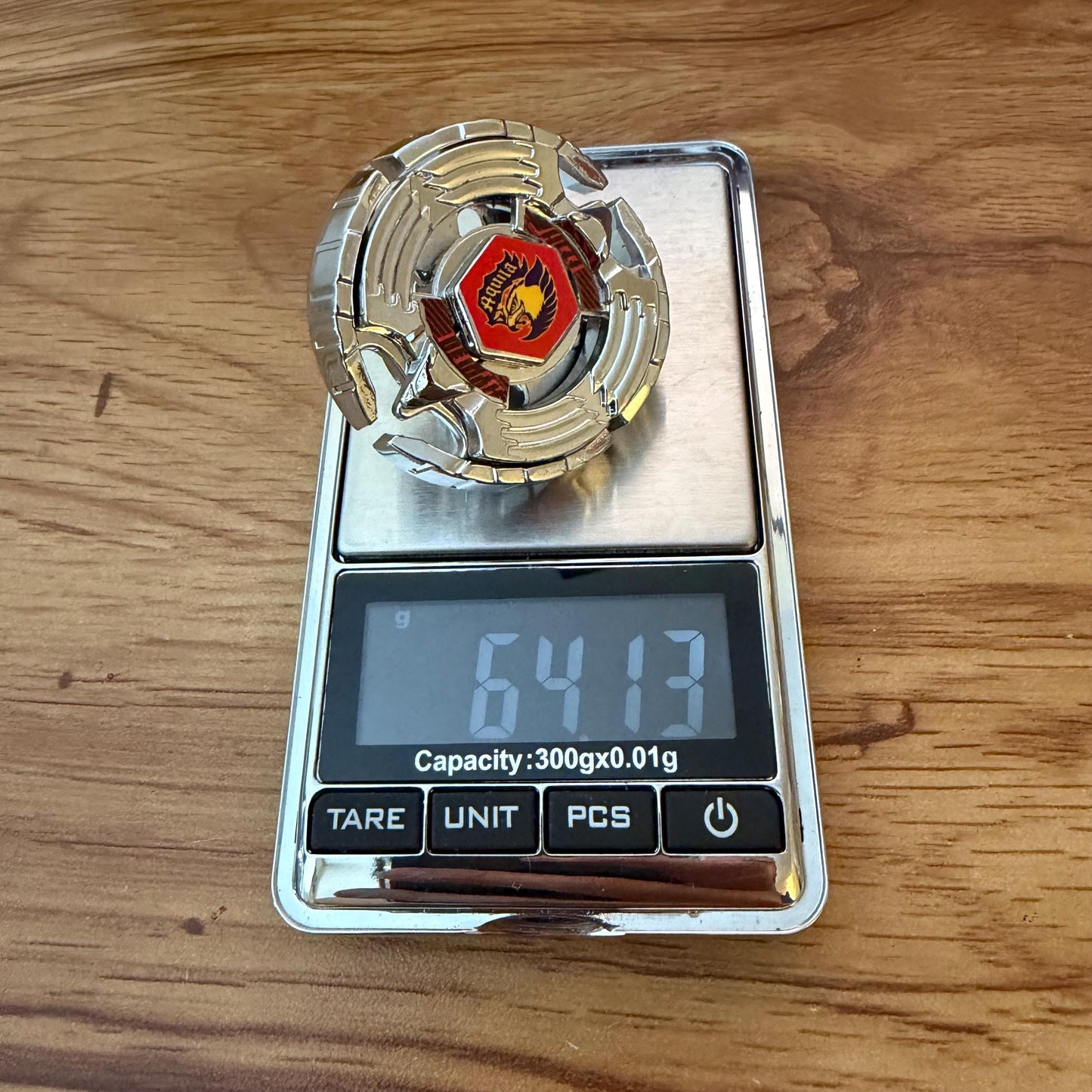 FULL METAL Beyblade Earth Eagle - Aquilla (Zinc+Nickel Plated) (Metal Fight)