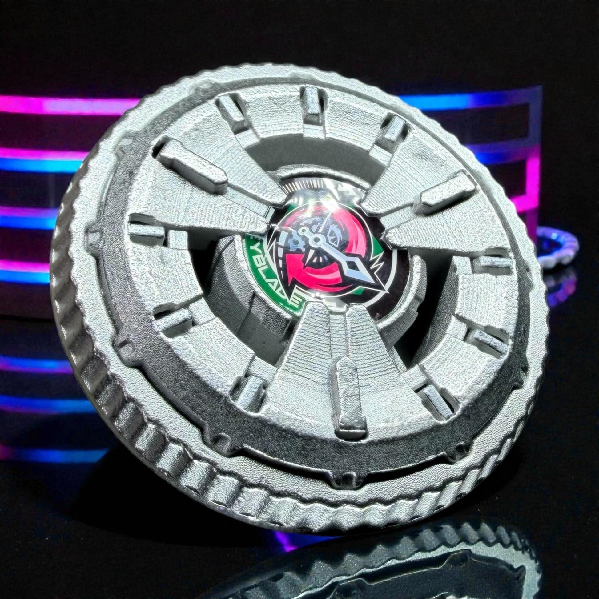 FULL METAL Beyblade Clock Mirage 9-55 B (Stainless steel) (Beyblade X) (UX)