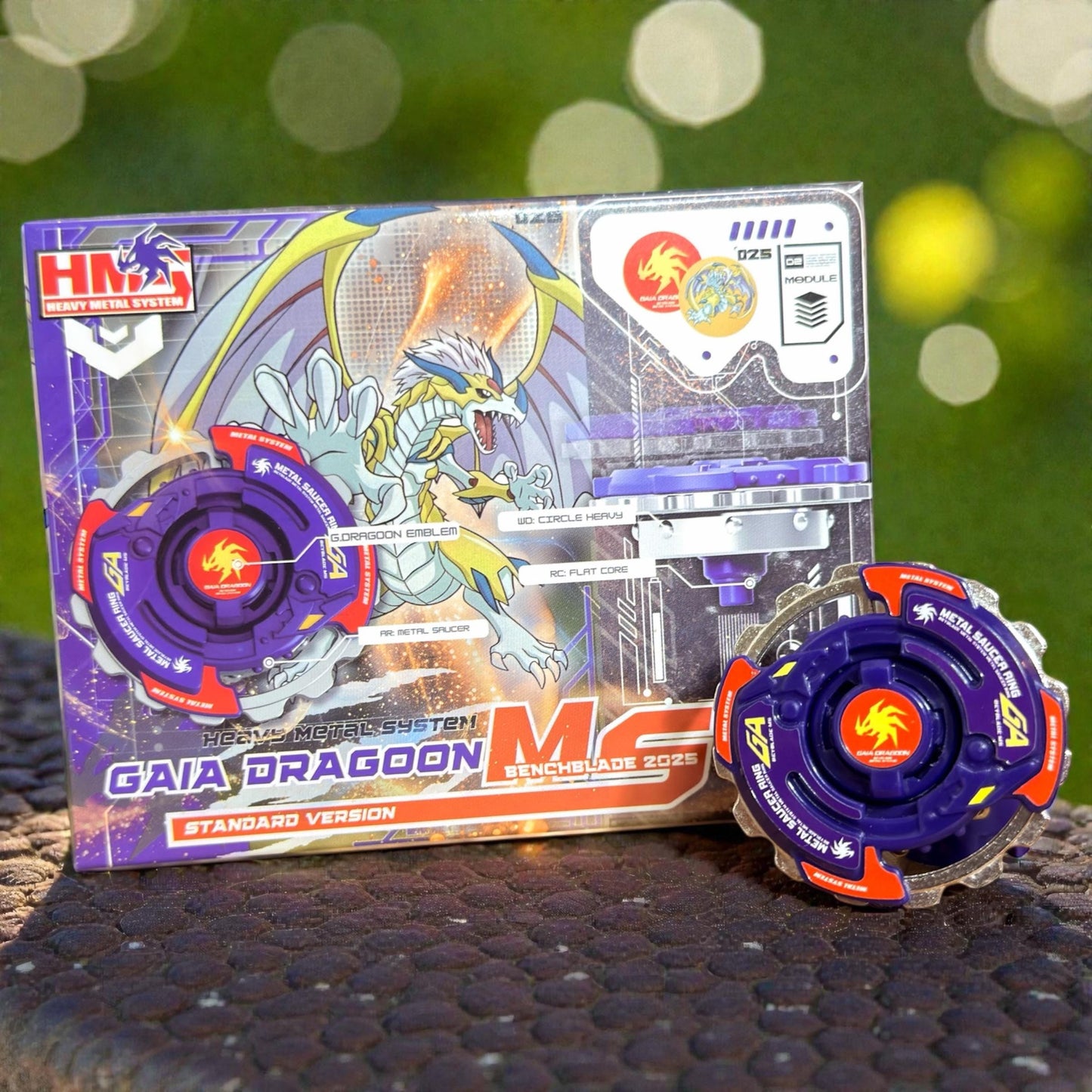 Beyblade Gaia Dragoon MS - HMS Repro (Standard version)