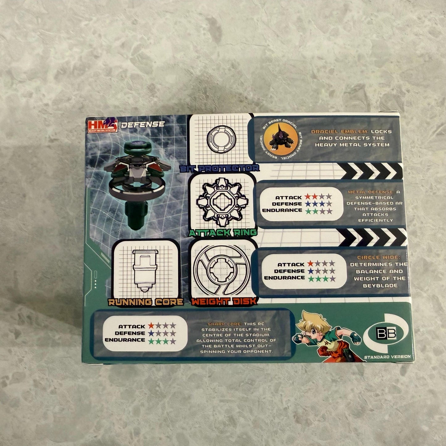 Beyblade Draciel MS - HMS Repro (Standard version)