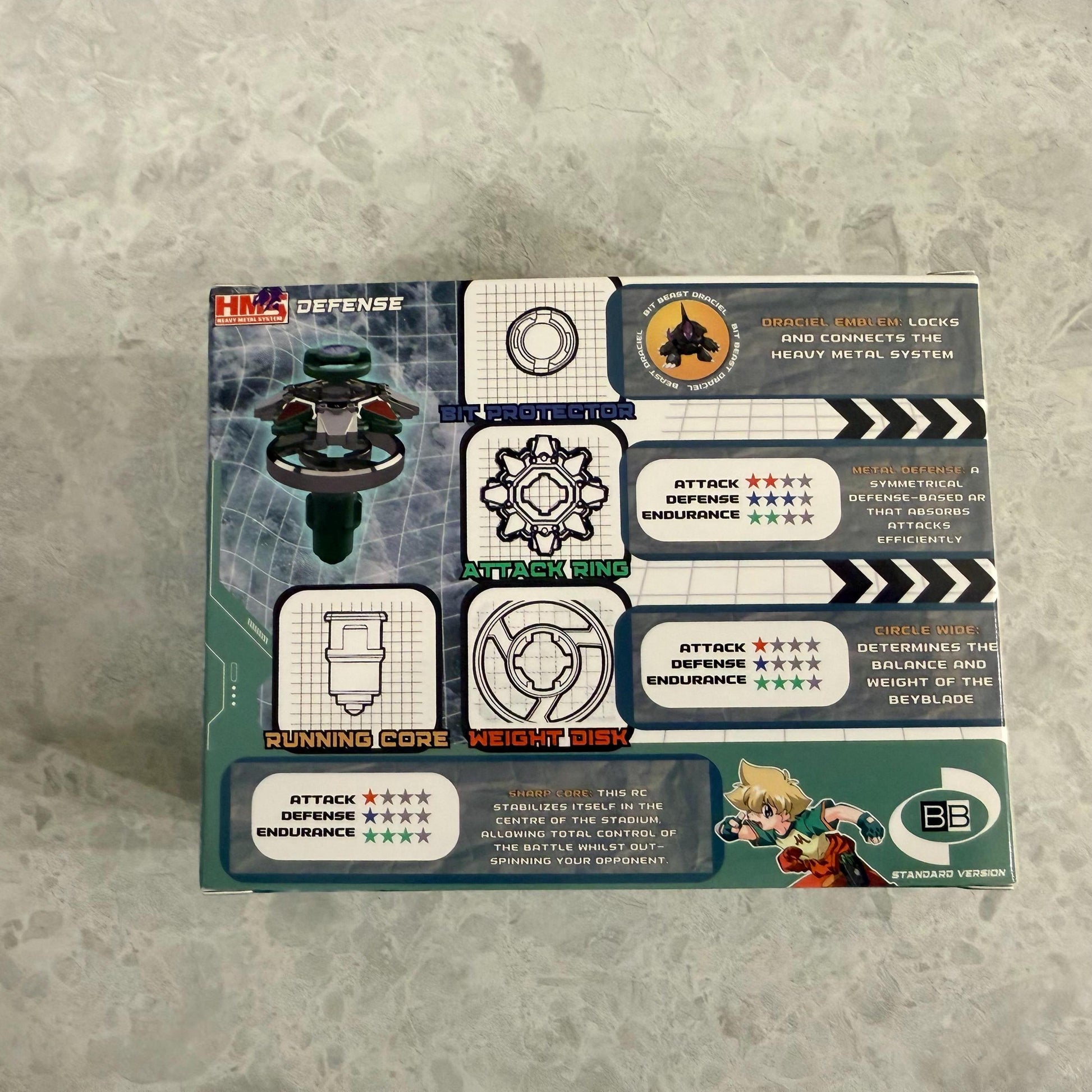 Beyblade Draciel MS - HMS Repro (Standard version)