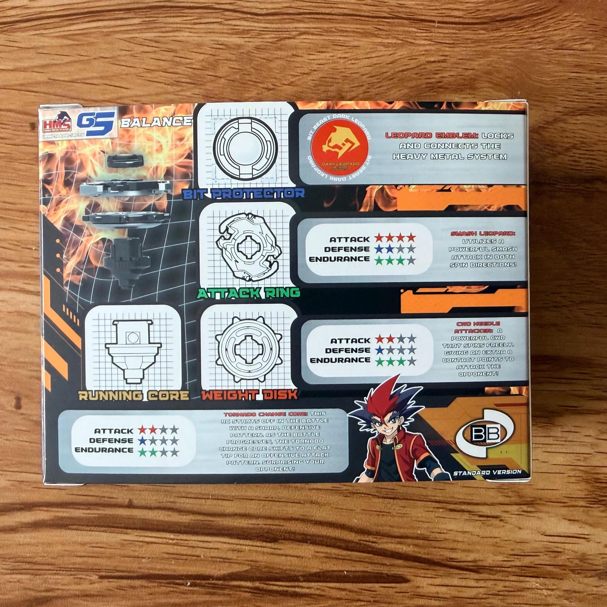 Beyblade Dark Leopard MS - HMS Repro (Standard version)