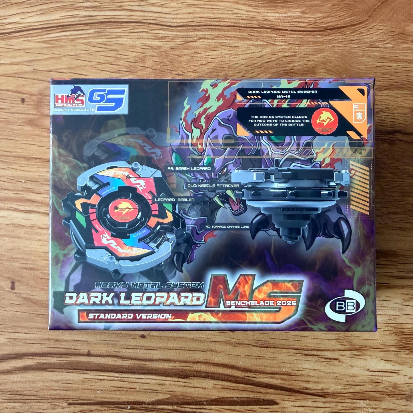 Beyblade Dark Leopard MS - HMS Repro (Standard version)
