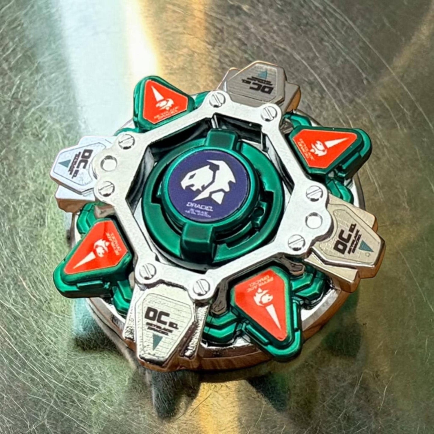 Full Metal Beyblade Draciel MS - HMS Repro (Zinc+Chrome plated)