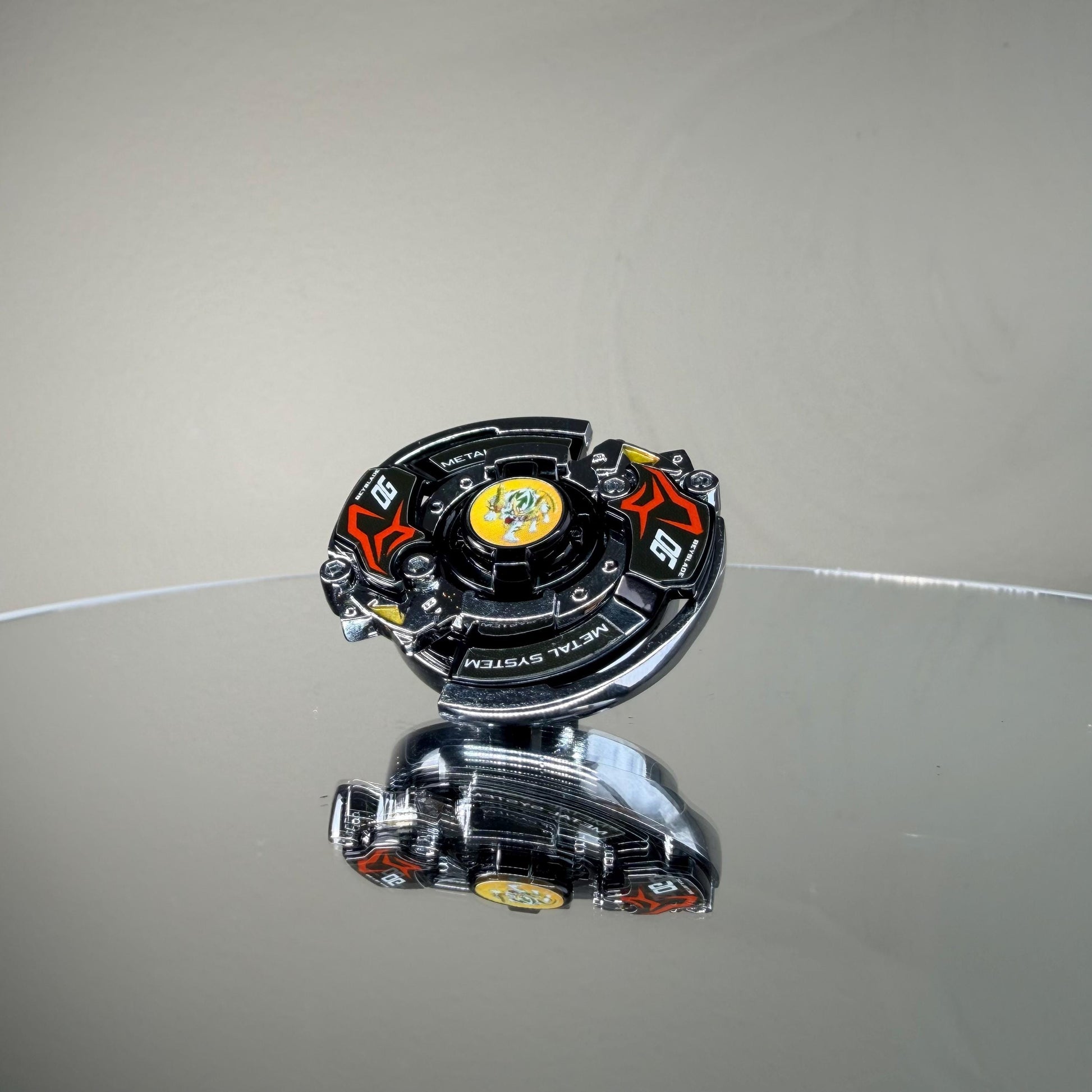 Full Metal Beyblade Driger MS - HMS Repro (Zinc+Chrome plated)