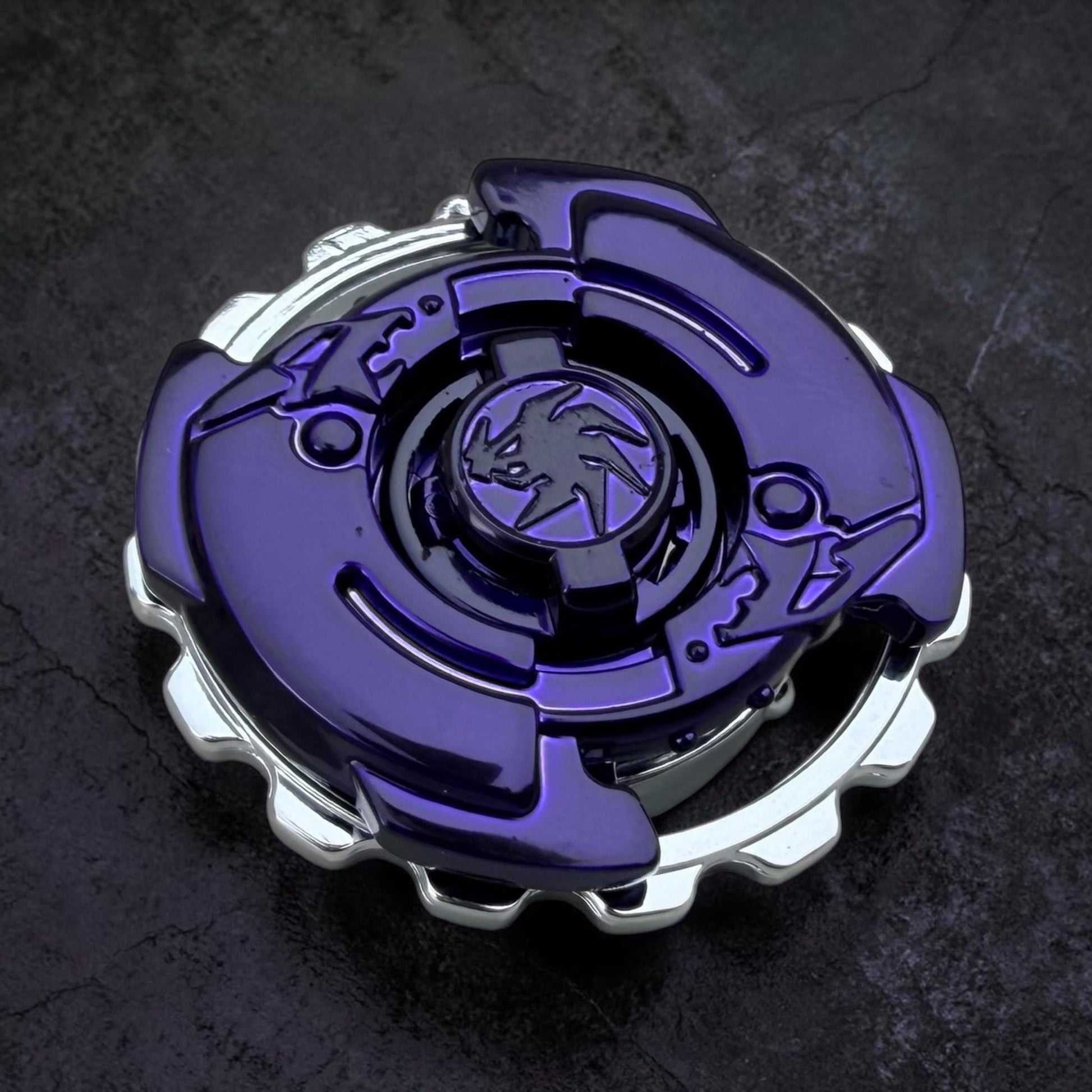 Full Metal Beyblade Gaia Dragoon MS - HMS Repro (Zinc+Chrome plated)