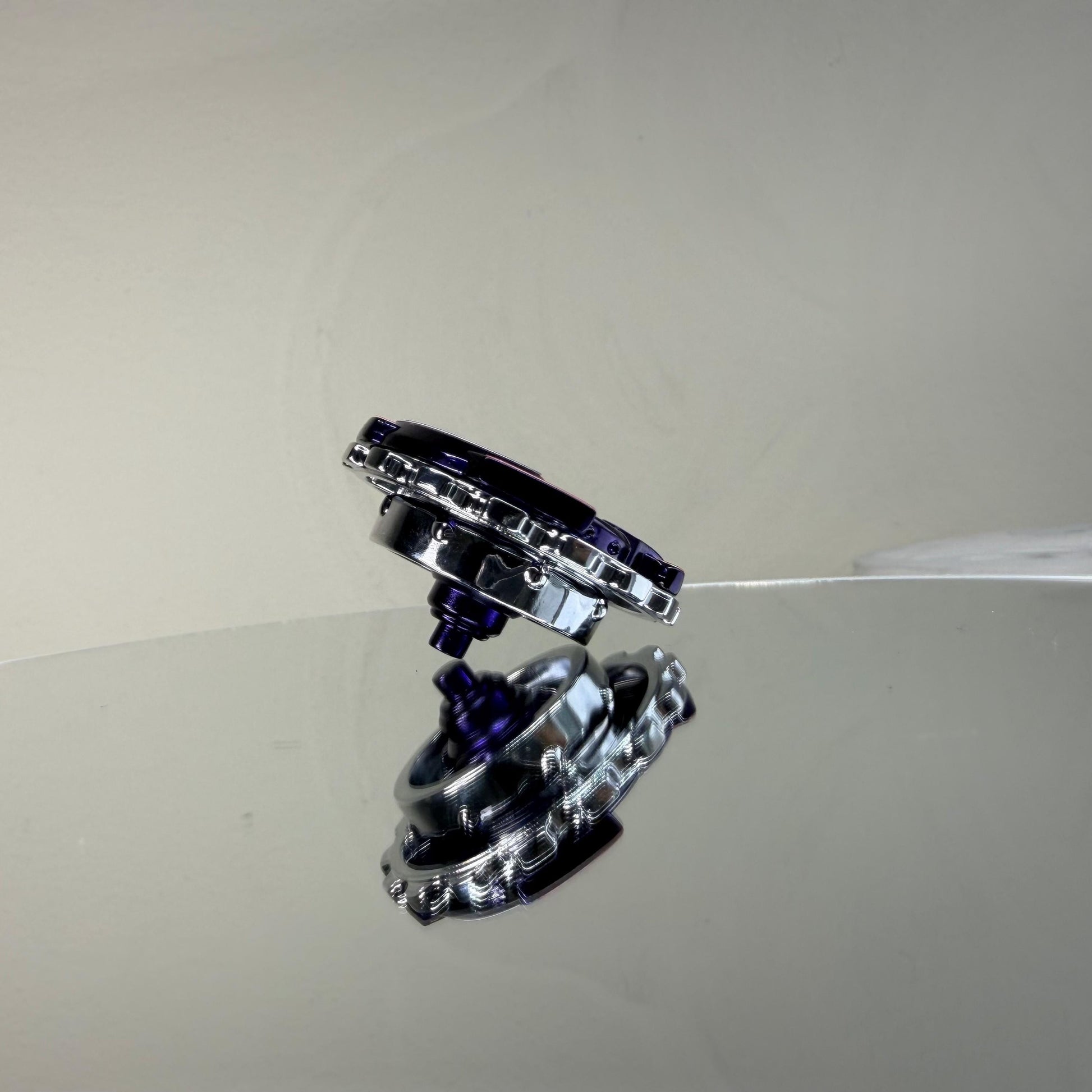 Full Metal Beyblade Gaia Dragoon MS - HMS Repro (Zinc+Chrome plated)