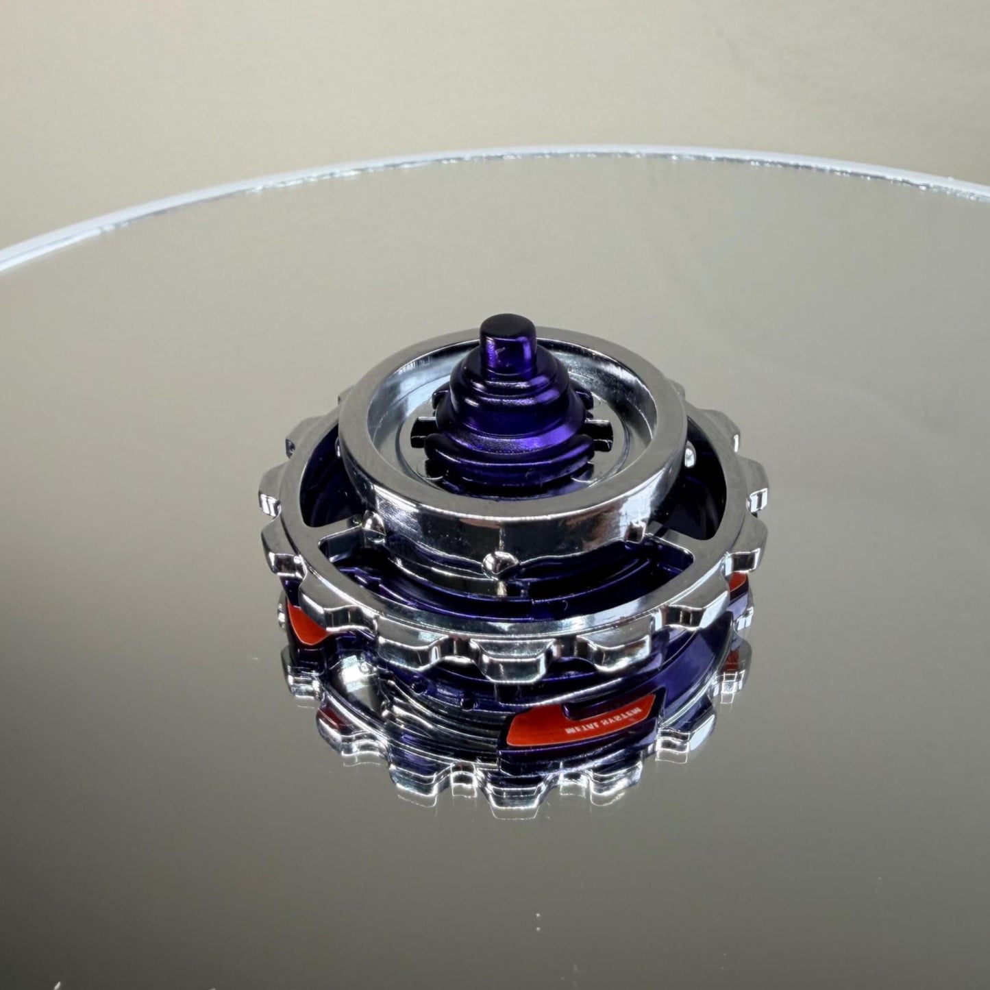 Full Metal Beyblade Gaia Dragoon MS - HMS Repro (Zinc+Chrome plated)