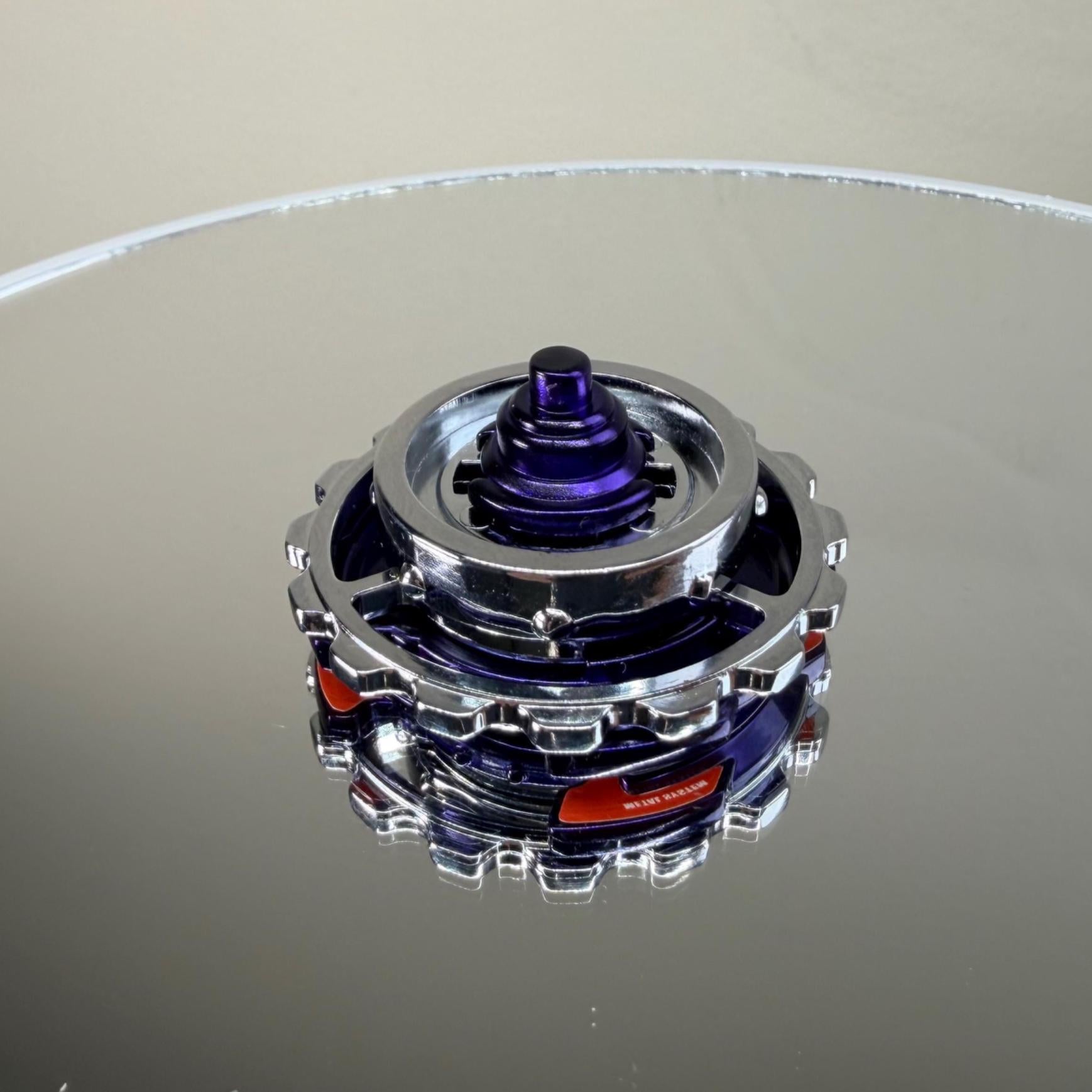Full Metal Beyblade Gaia Dragoon MS - HMS Repro (Zinc+Chrome plated)