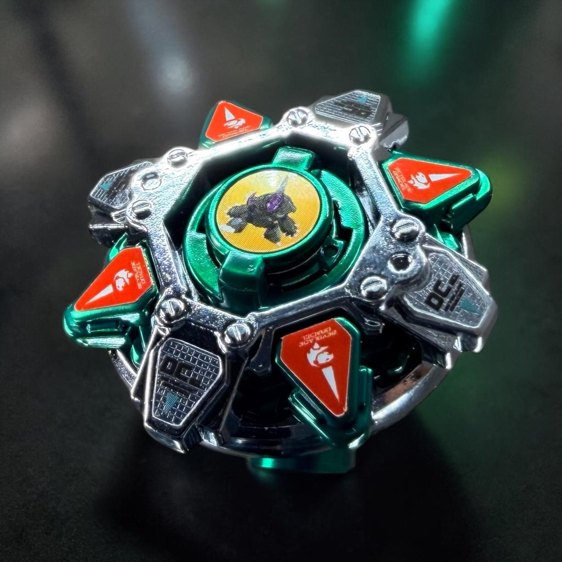 Full Metal Beyblade Draciel MS - HMS Repro (Zinc+Chrome plated)