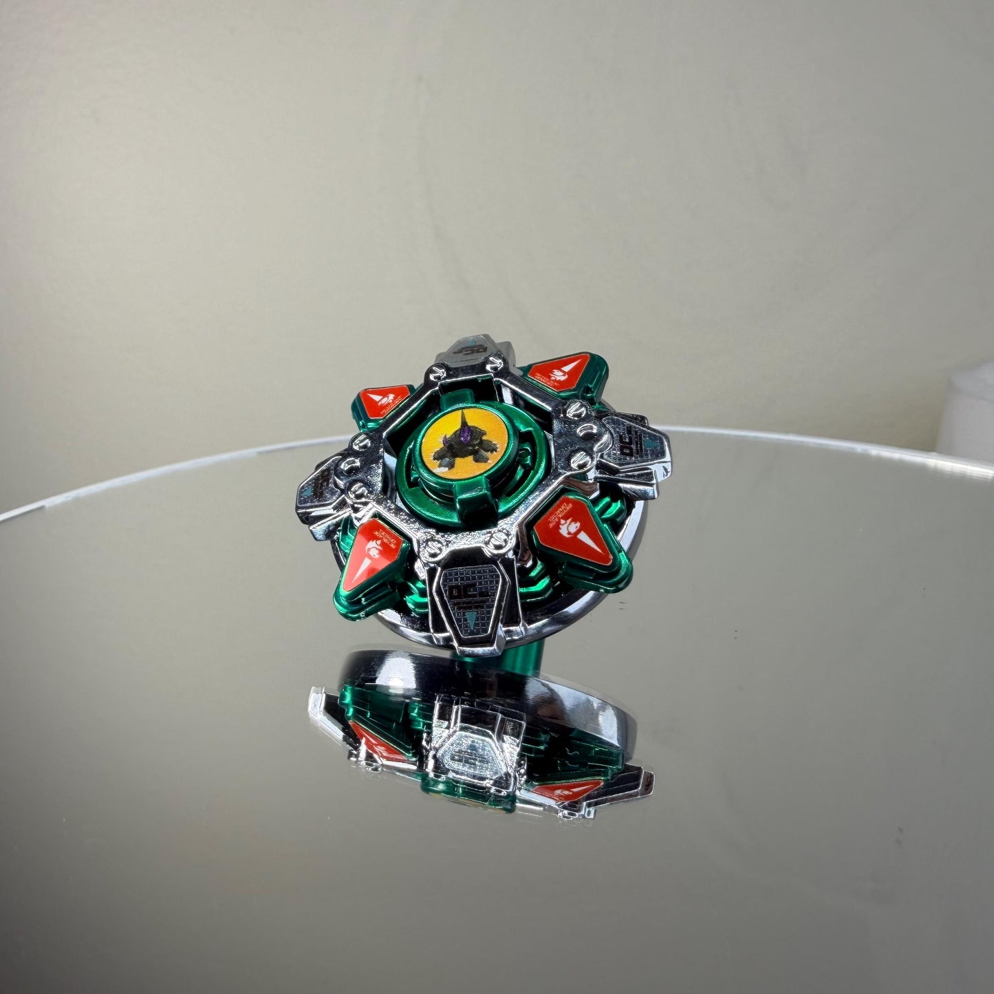 Full Metal Beyblade Draciel MS - HMS Repro (Zinc+Chrome plated)