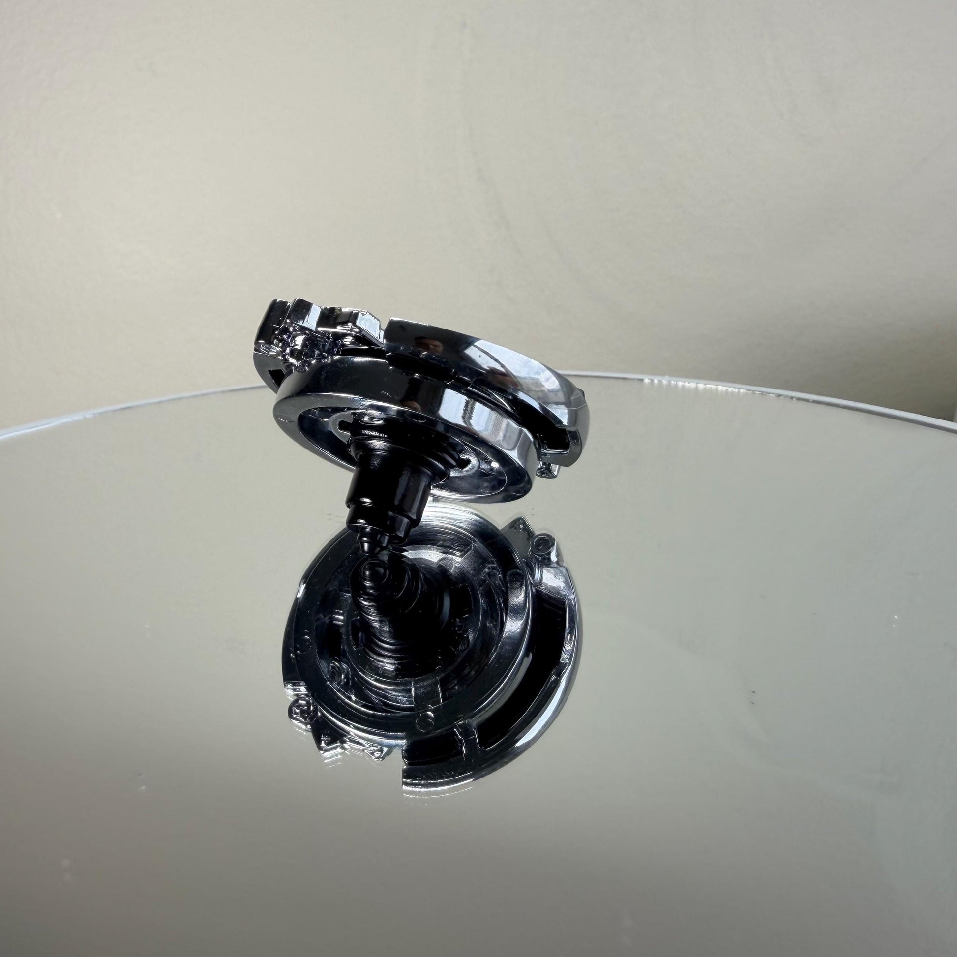 Full Metal Beyblade Driger MS - HMS Repro (Zinc+Chrome plated)