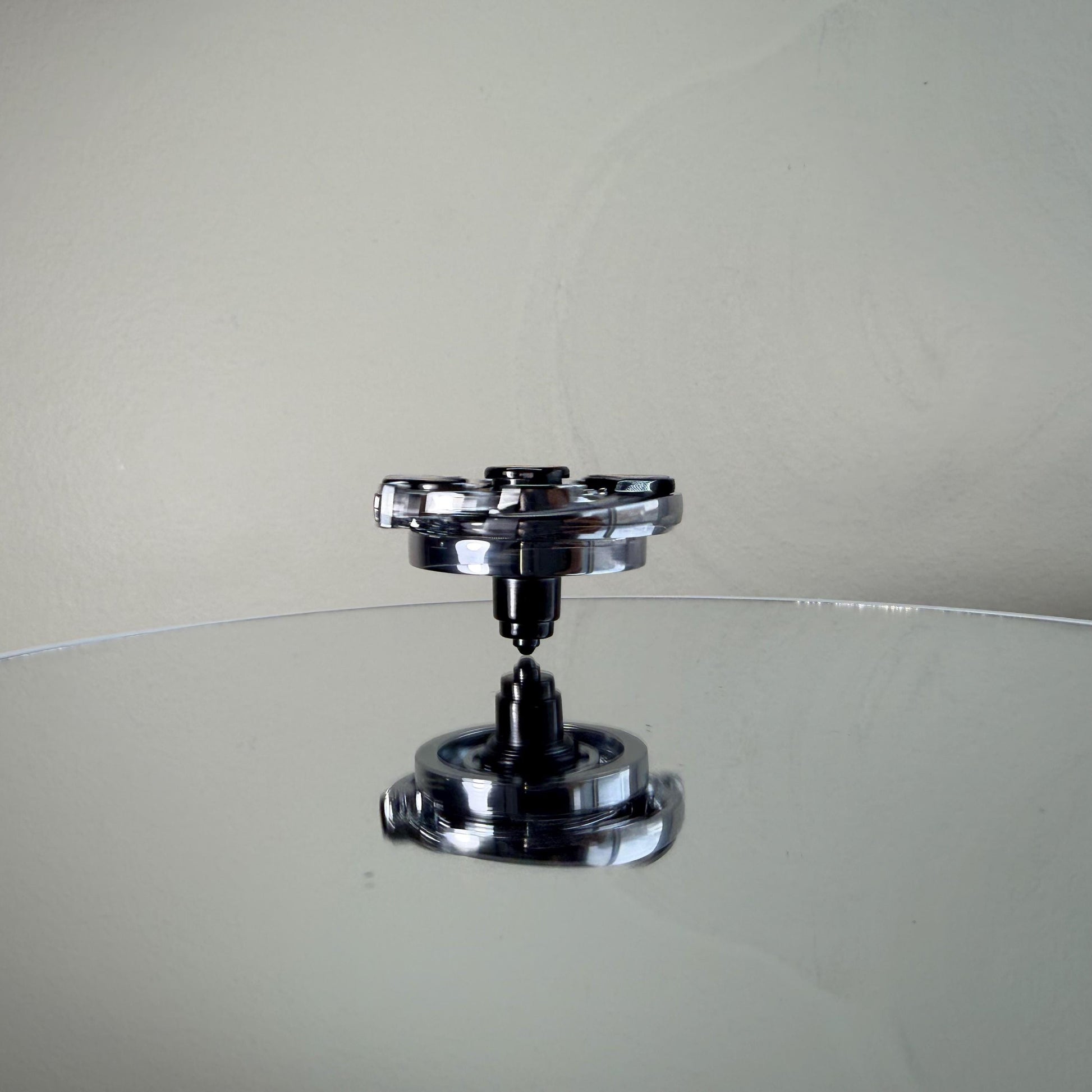 Full Metal Beyblade Driger MS - HMS Repro (Zinc+Chrome plated)