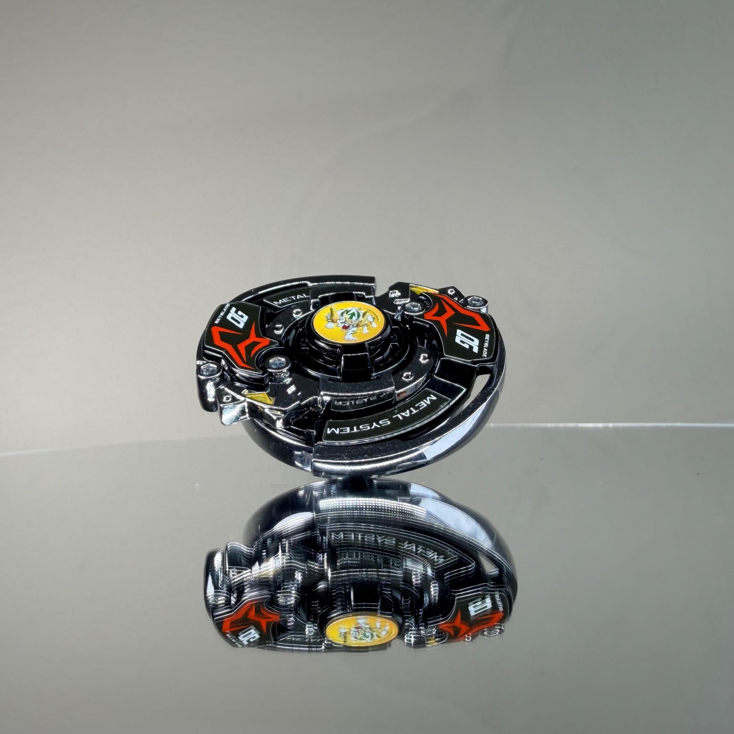 Full Metal Beyblade Driger MS - HMS Repro (Zinc+Chrome plated)