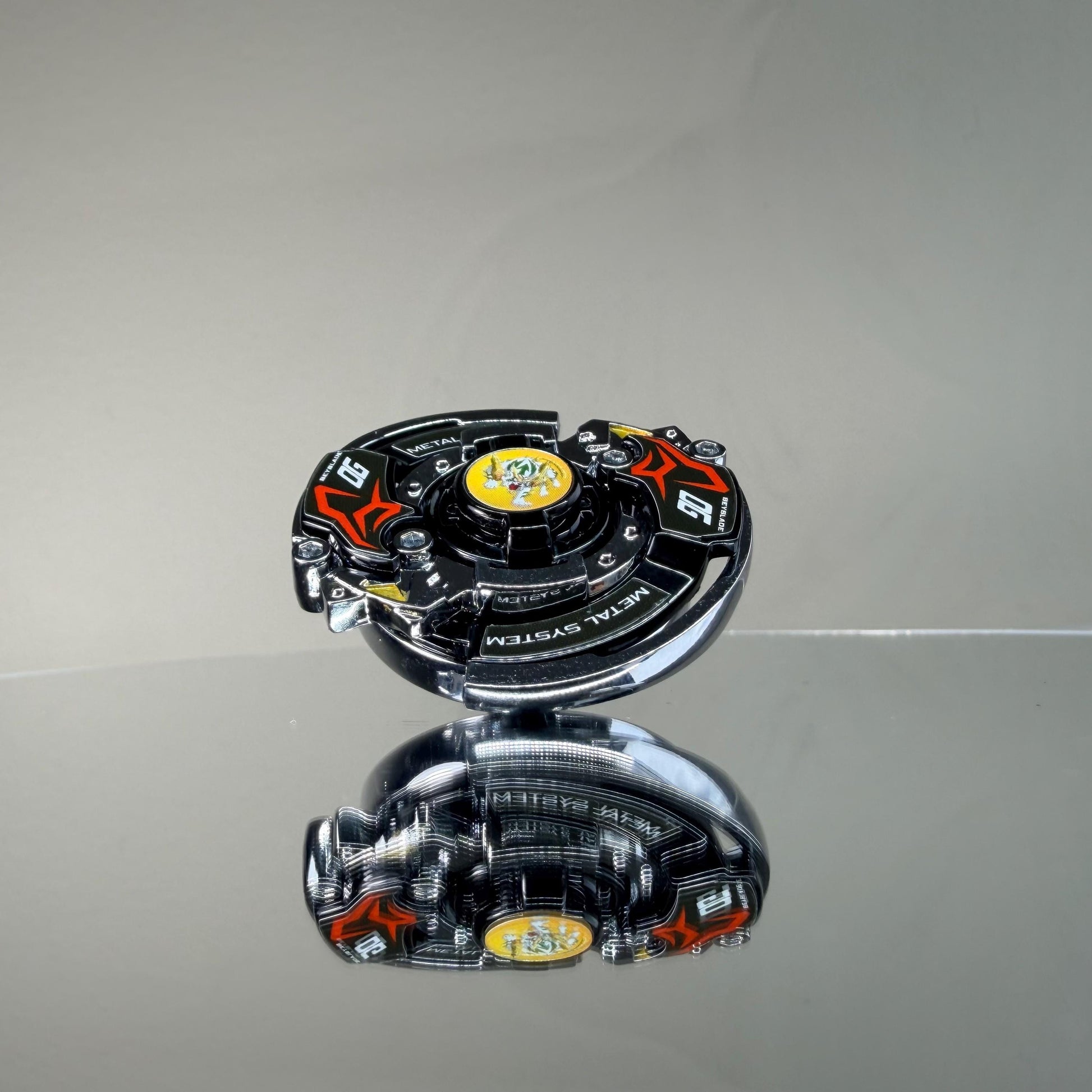 Full Metal Beyblade Driger MS - HMS Repro (Zinc+Chrome plated)