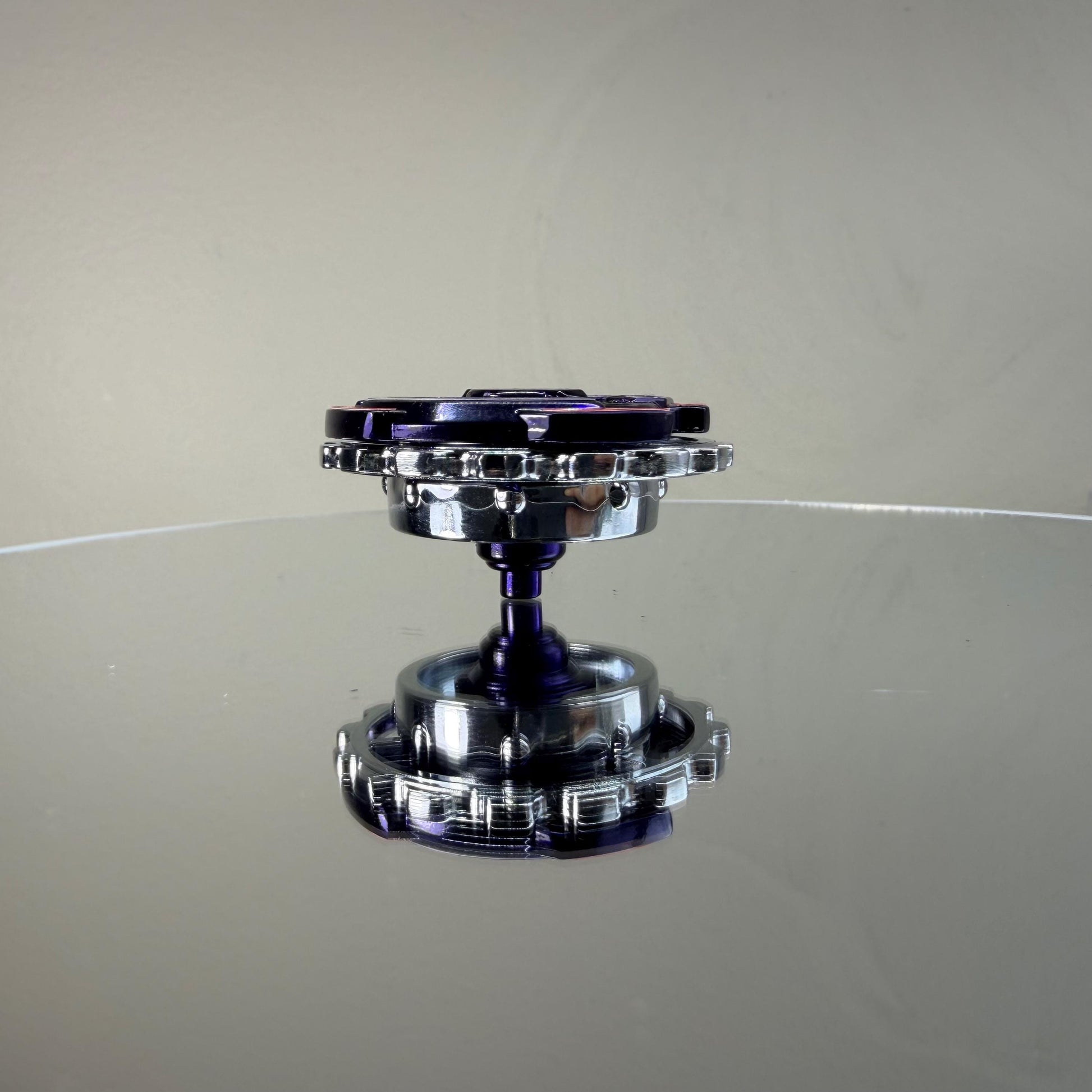 Full Metal Beyblade Gaia Dragoon MS - HMS Repro (Zinc+Chrome plated)