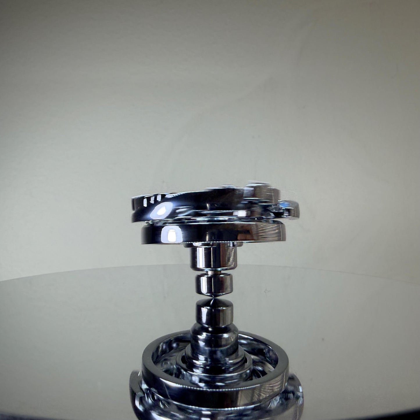 Full Metal Beyblade Wolborg MS - HMS Repro (Zinc+Chrome plated)