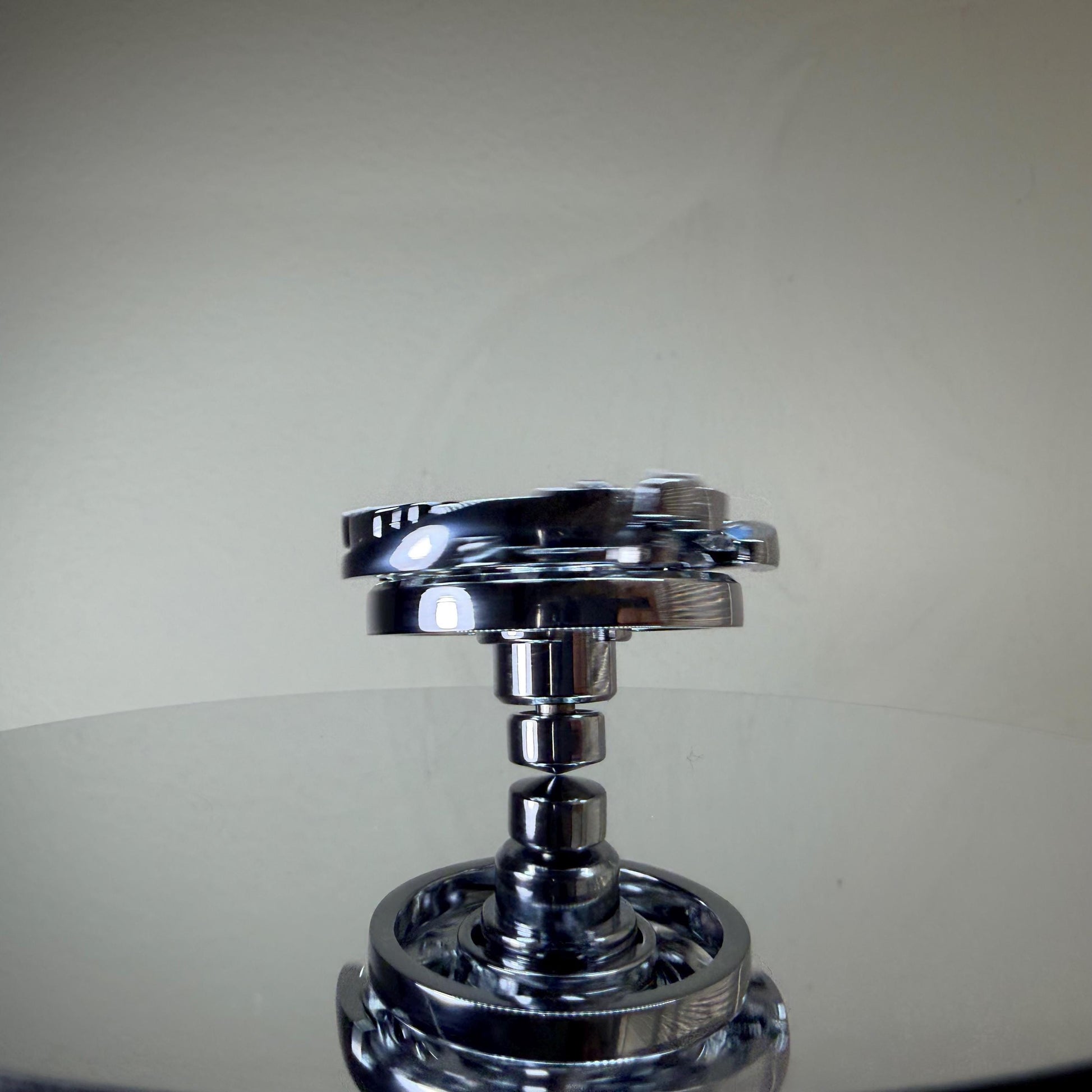 Full Metal Beyblade Wolborg MS - HMS Repro (Zinc+Chrome plated)