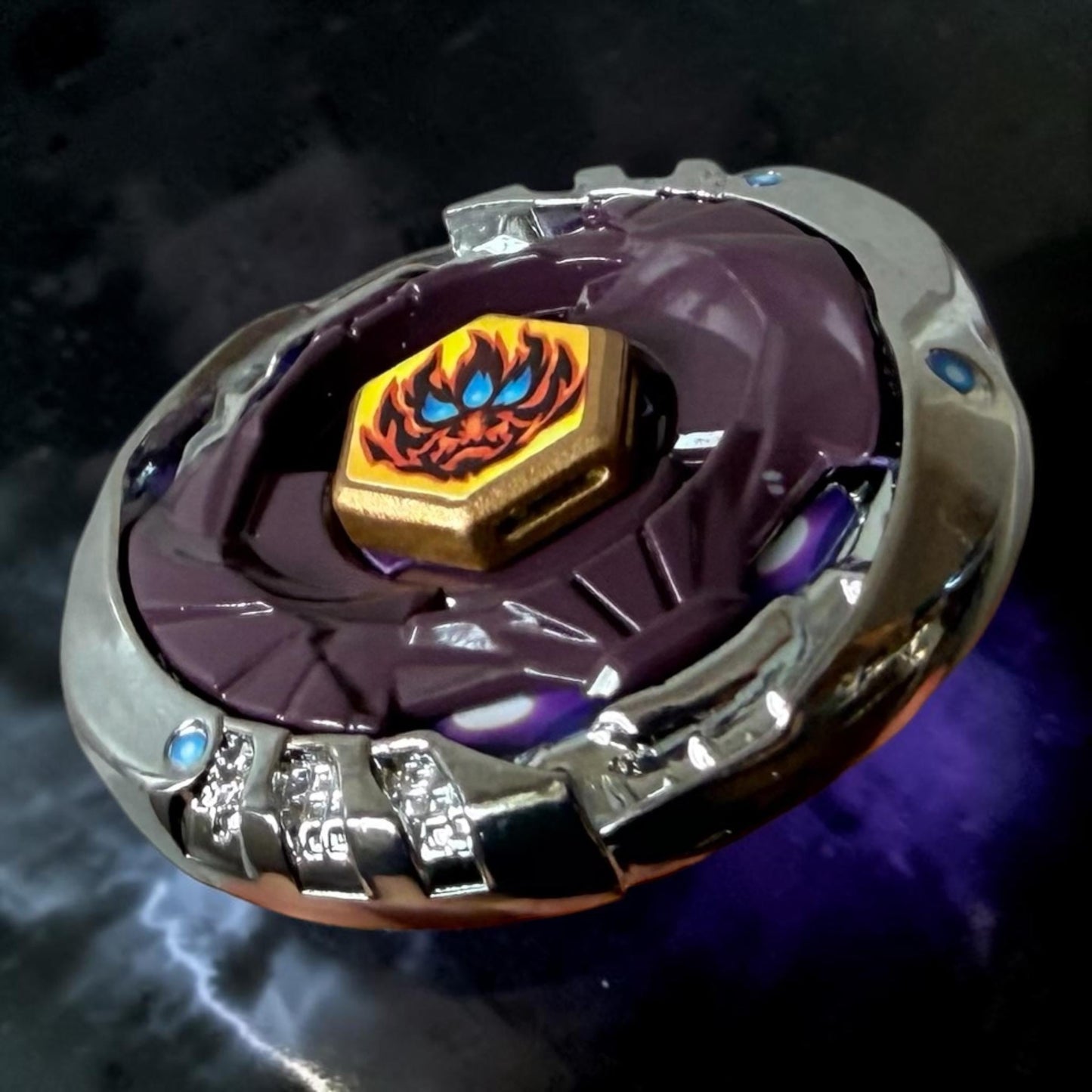 FULL METAL Beyblade Phantom Orion B:D (Zinc+Chrome Plated) (Metal Fight)