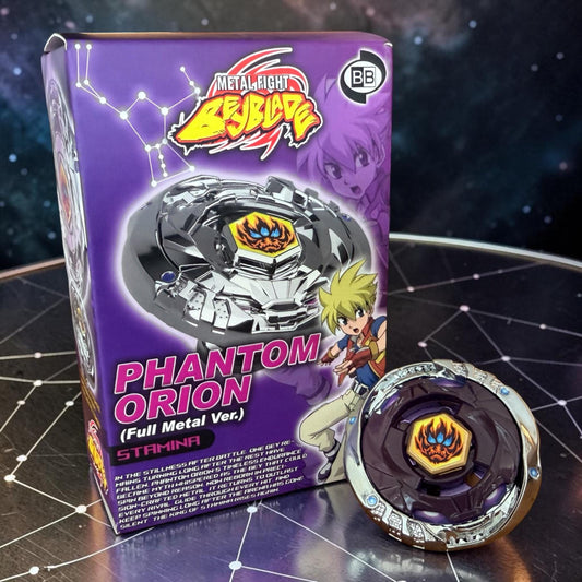 FULL METAL Beyblade Phantom Orion B:D (Zinc+Chrome Plated) (Metal Fight)