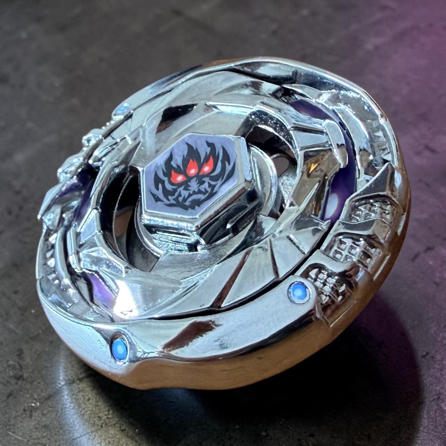 FULL METAL Beyblade Phantom Orion B:D (Zinc+Chrome Plated) (Metal Fight)