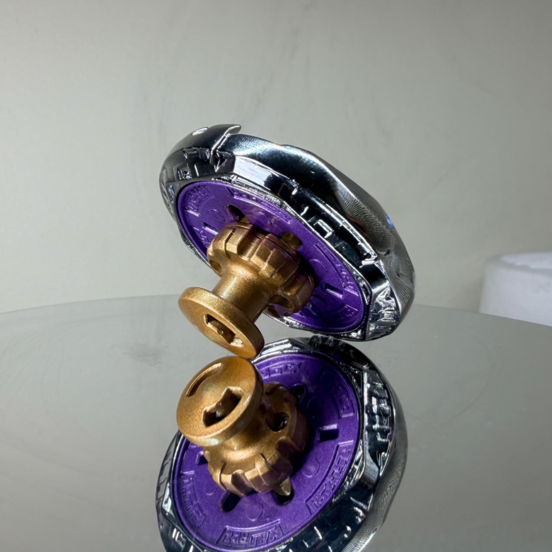 FULL METAL Beyblade Phantom Orion B:D (Zinc+Chrome Plated) (Metal Fight)