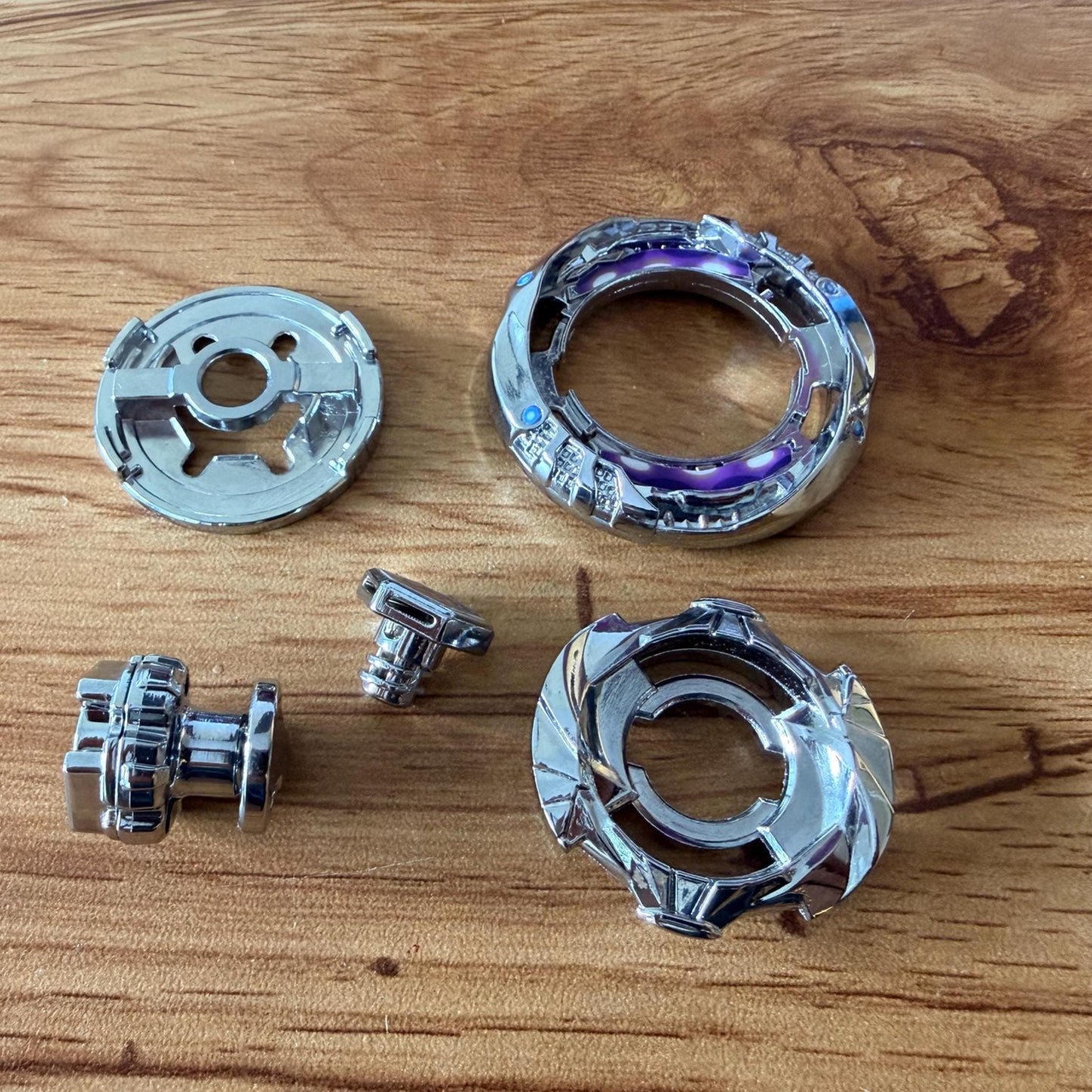 FULL METAL Beyblade Phantom Orion B:D (Zinc+Chrome Plated) (Metal Fight)