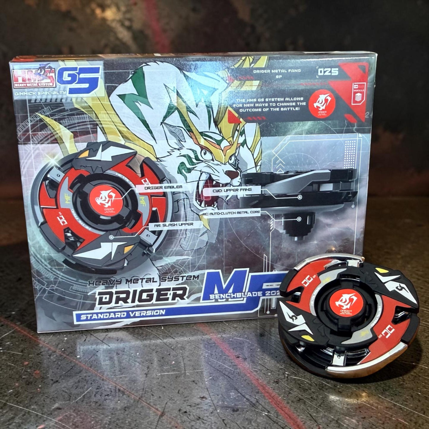 Beyblade Driger MF - HMS Custom (Standard version) (Fanon)