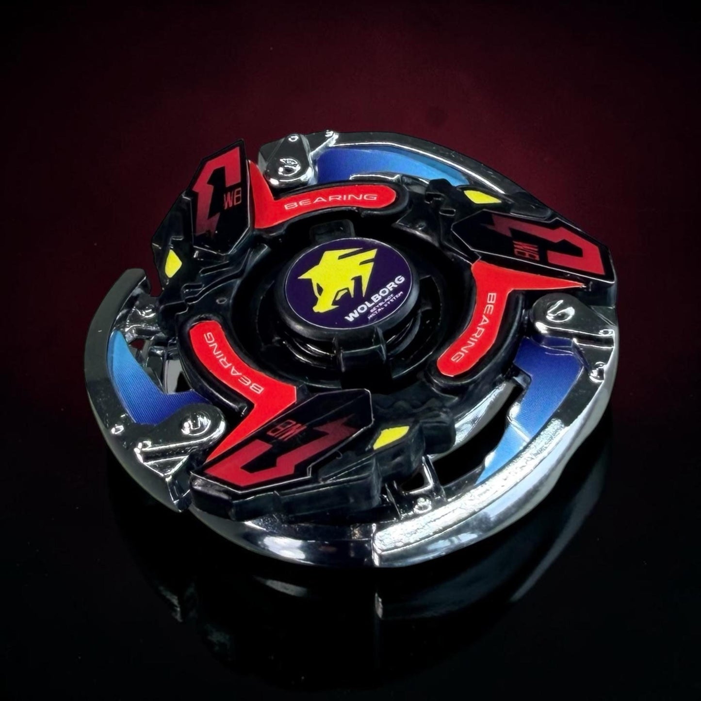 Beyblade Wolborg MS - HMS Repro (Zinc+Chrome plated)