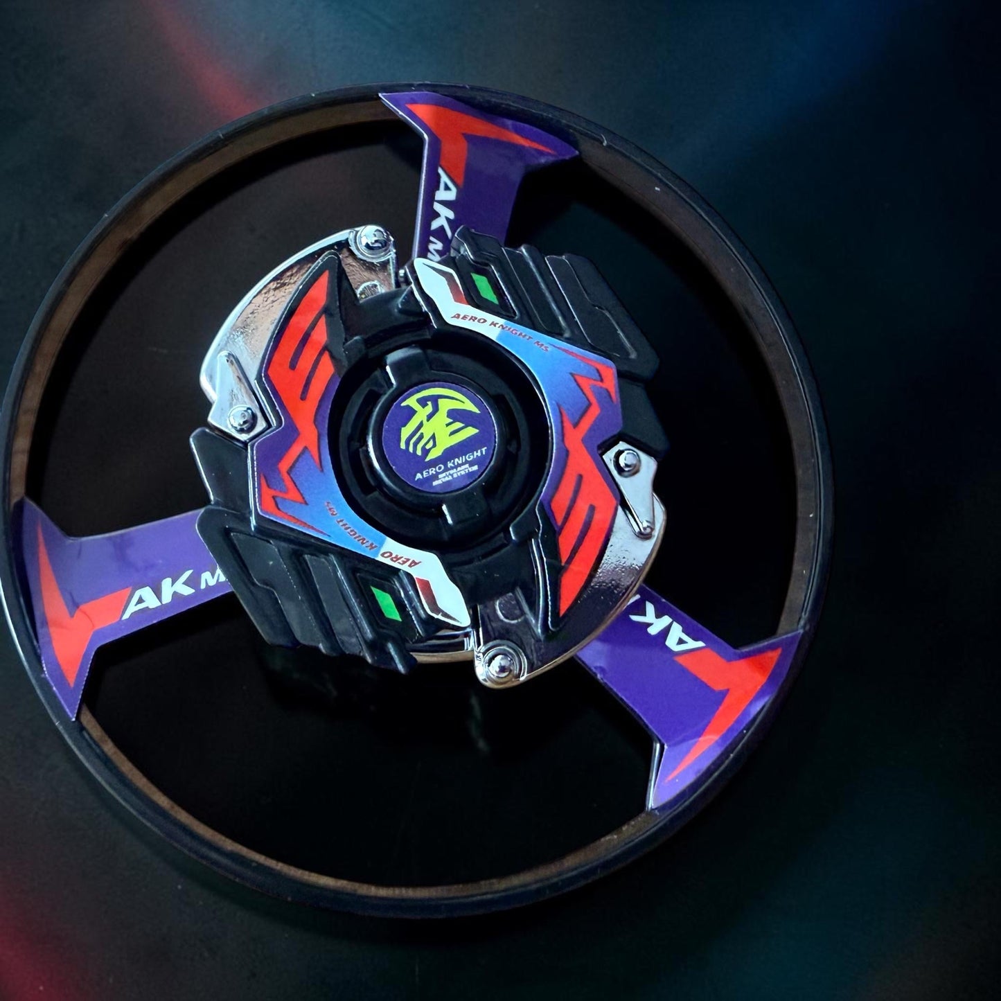 Beyblade Aero Knight MS - HMS Repro (Zinc+Chrome plated)