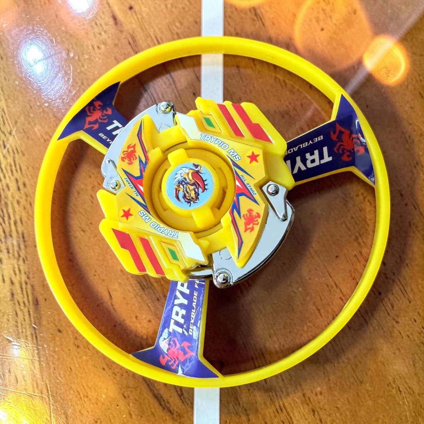 Beyblade Aero Knight MS - HMS Repro (Zinc+Chrome plated)